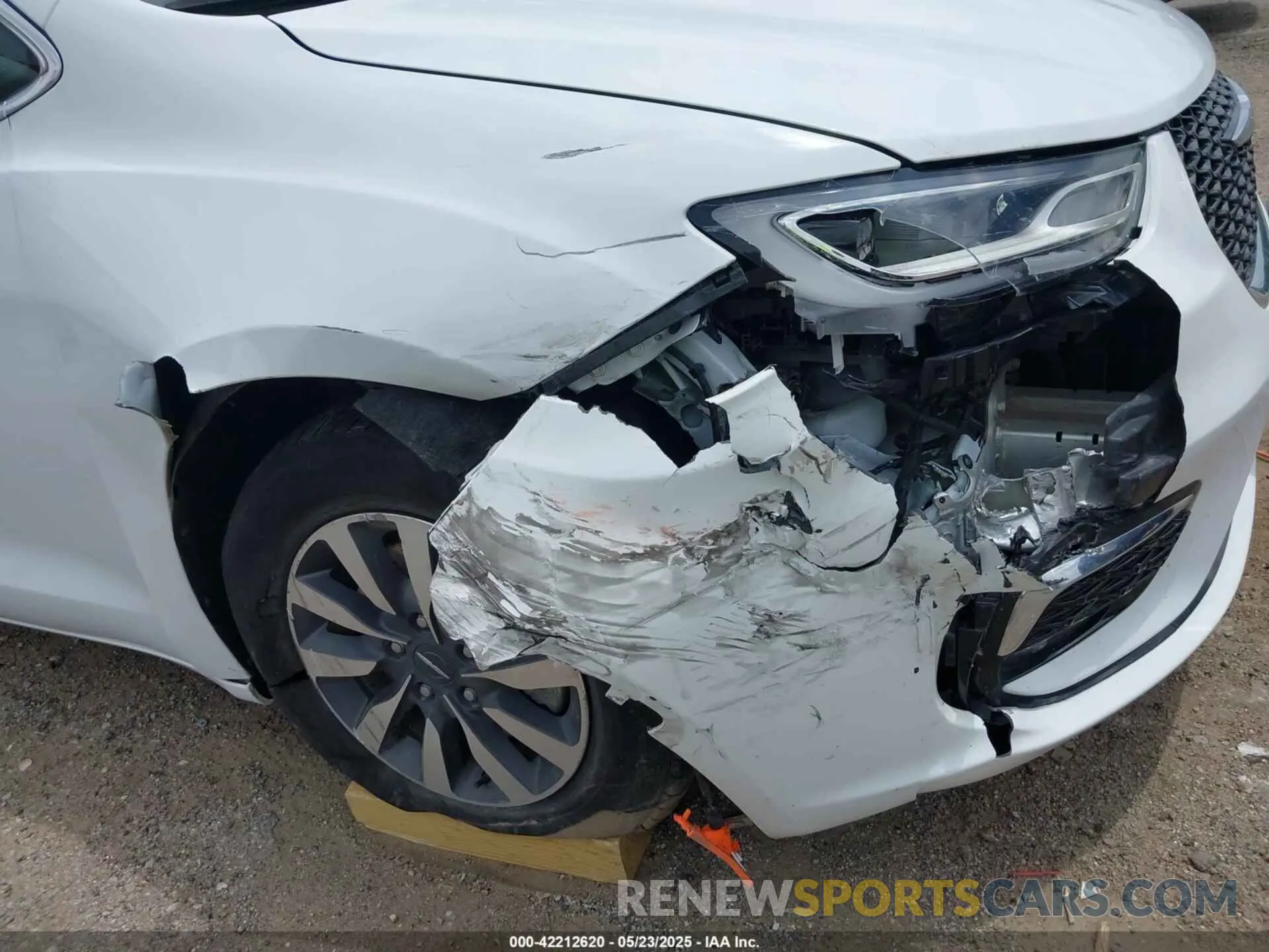 6 fotografías del automóvil dañado 2C4RC1L71NR164223 CHRYSLER PACIFICA HYBRID 2022