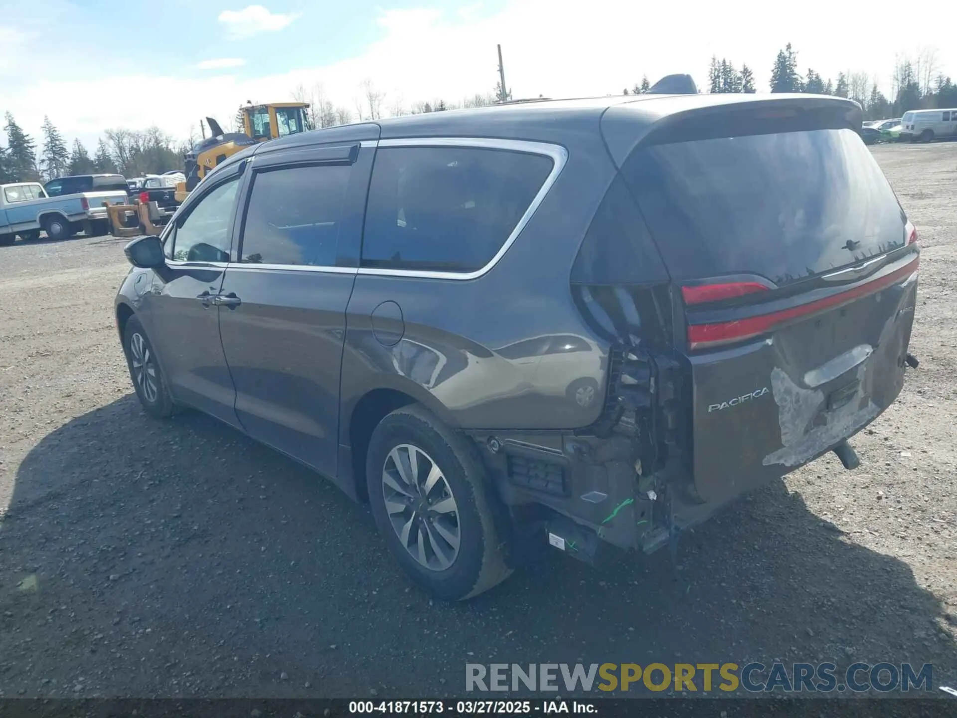 3 fotografías del automóvil dañado 2C4RC1L71NR173598 CHRYSLER PACIFICA HYBRID 2022
