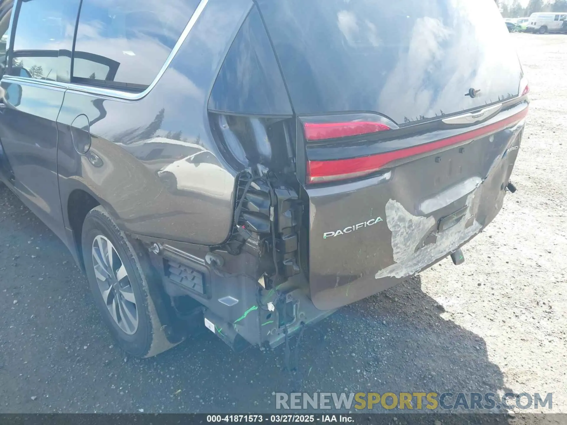 6 fotografías del automóvil dañado 2C4RC1L71NR173598 CHRYSLER PACIFICA HYBRID 2022