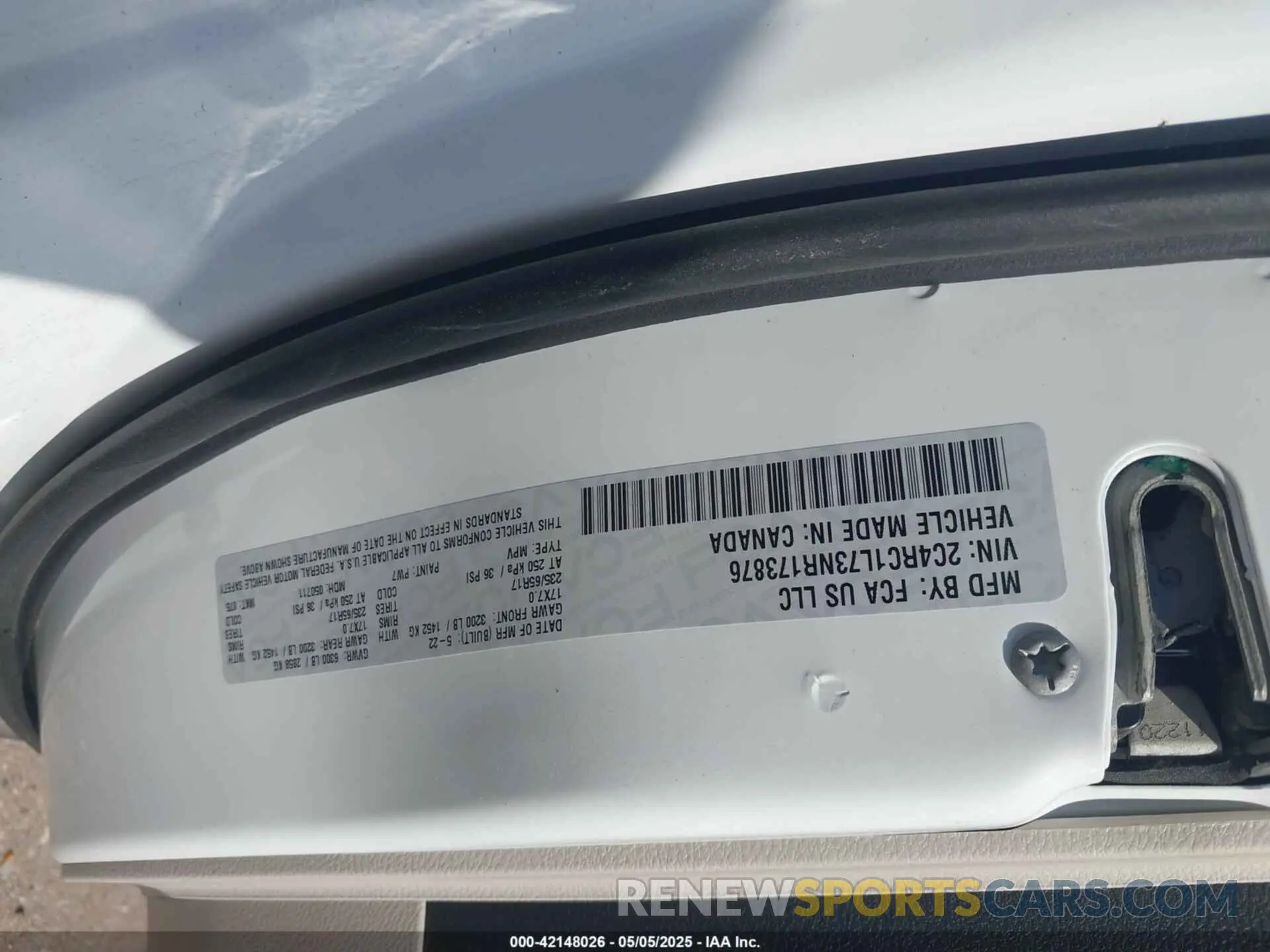 9 fotografías del automóvil dañado 2C4RC1L73NR173849 CHRYSLER PACIFICA HYBRID 2022