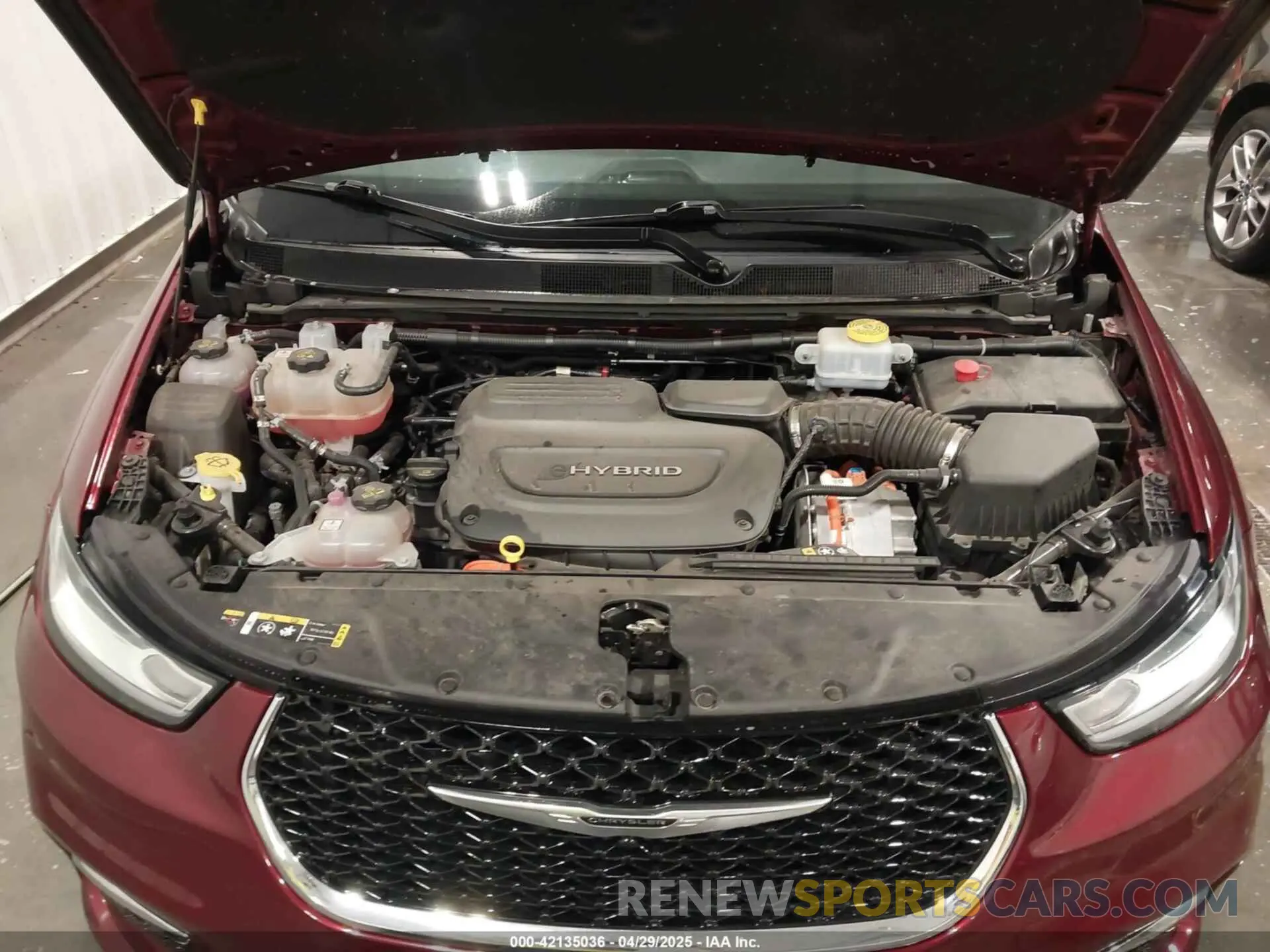 10 fotografías del automóvil dañado 2C4RC1L75NR161003 CHRYSLER PACIFICA HYBRID 2022