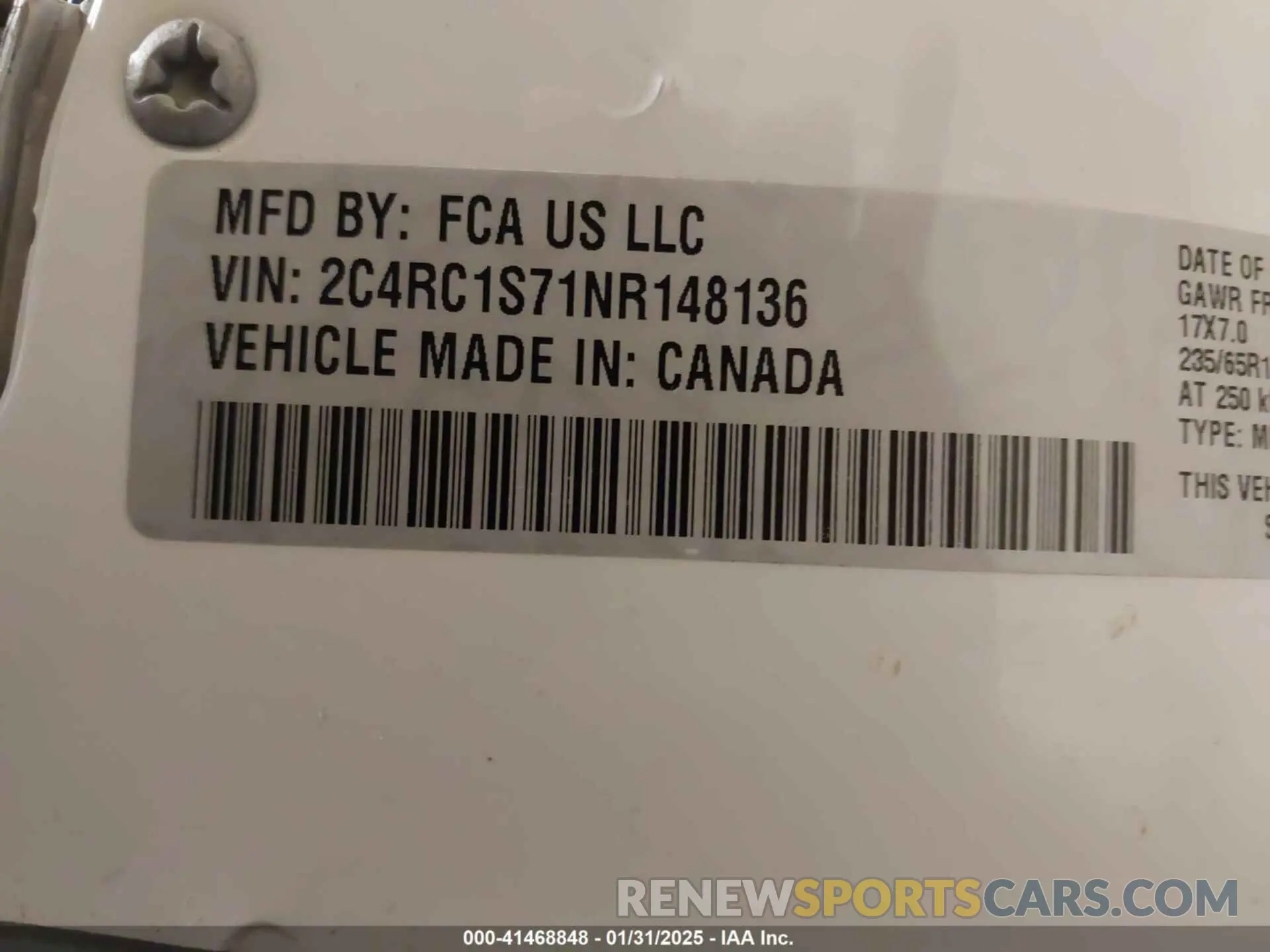 9 fotografías del automóvil dañado 2C4RC1S71NR148136 CHRYSLER PACIFICA HYBRID 2022