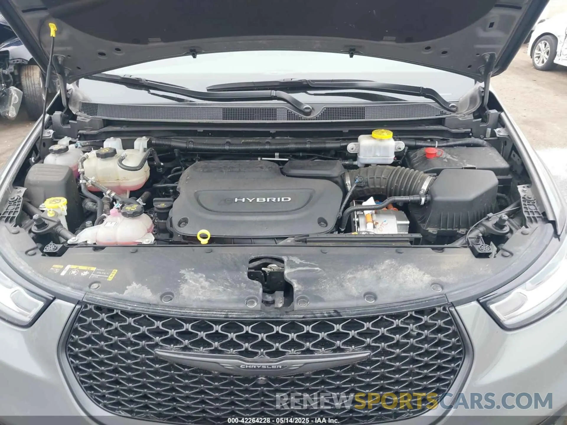 10 fotografías del automóvil dañado 2C4RC1S74NR212475 CHRYSLER PACIFICA HYBRID 2022