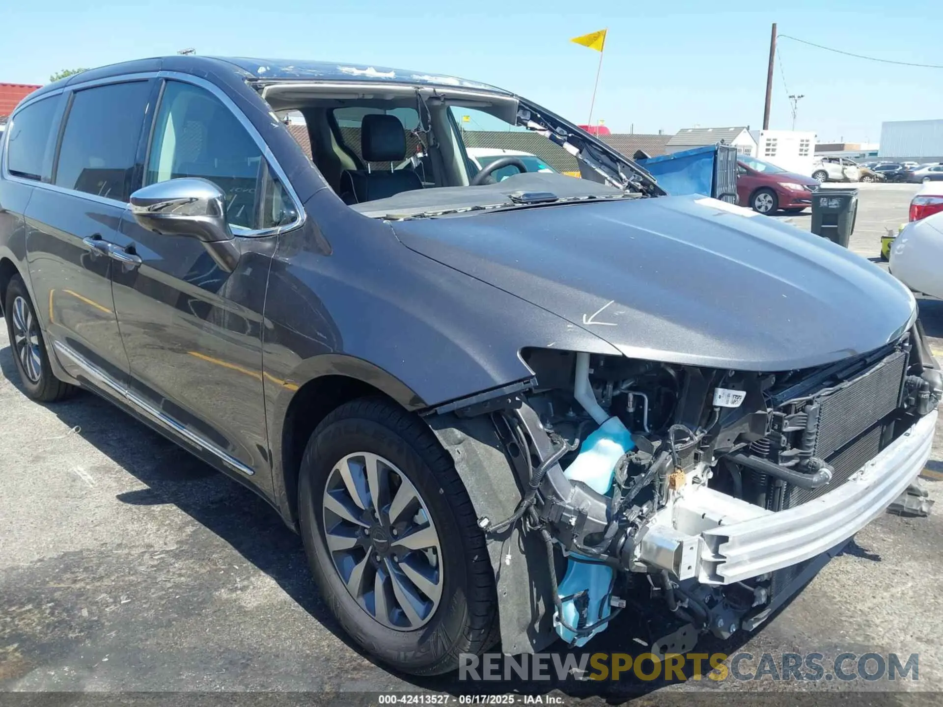 1 fotografías del automóvil dañado 2C4RC1S76NR135530 CHRYSLER PACIFICA HYBRID 2022