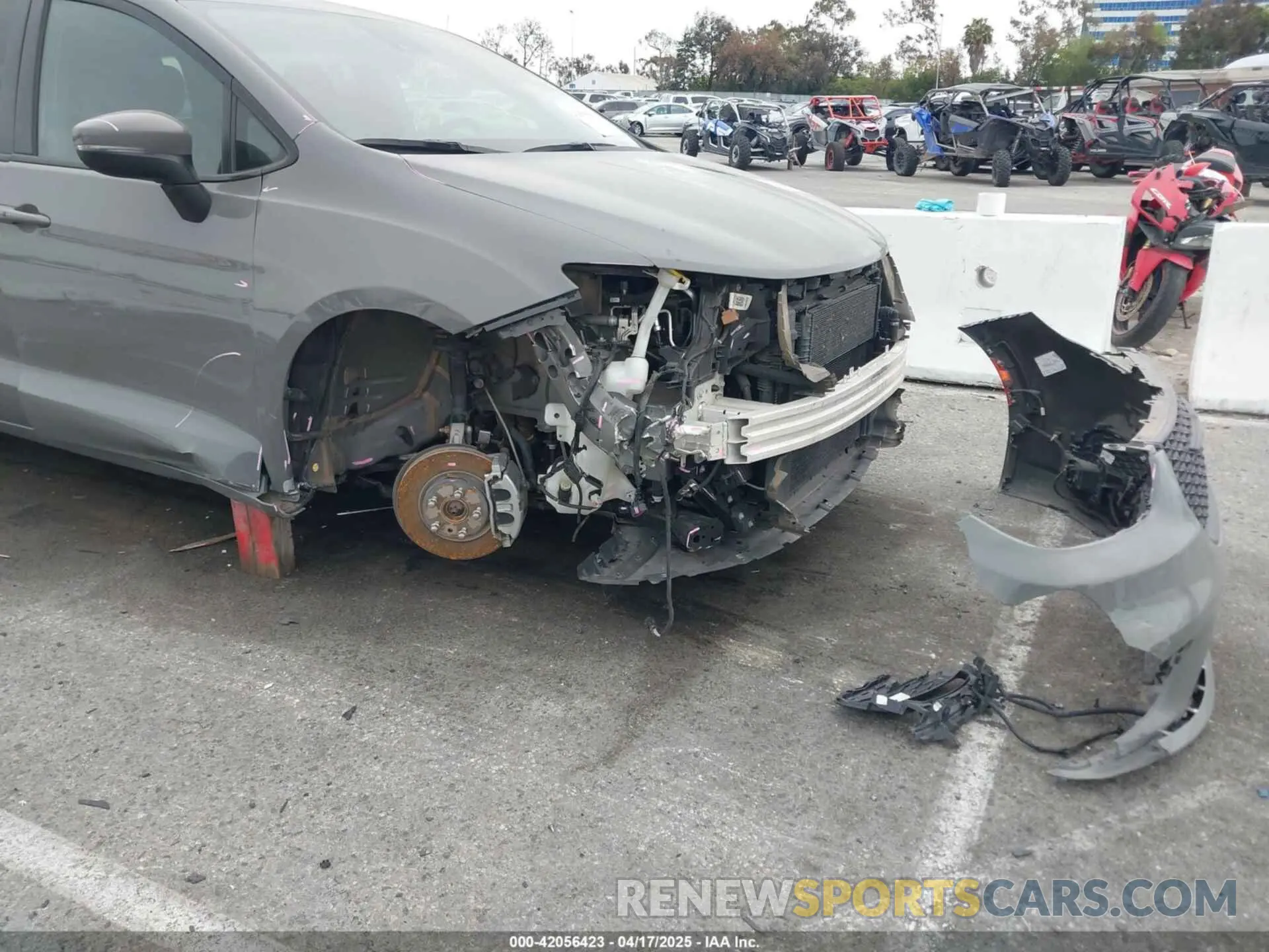 6 fotografías del automóvil dañado 2C4RC1L71PR584485 CHRYSLER PACIFICA HYBRID 2023