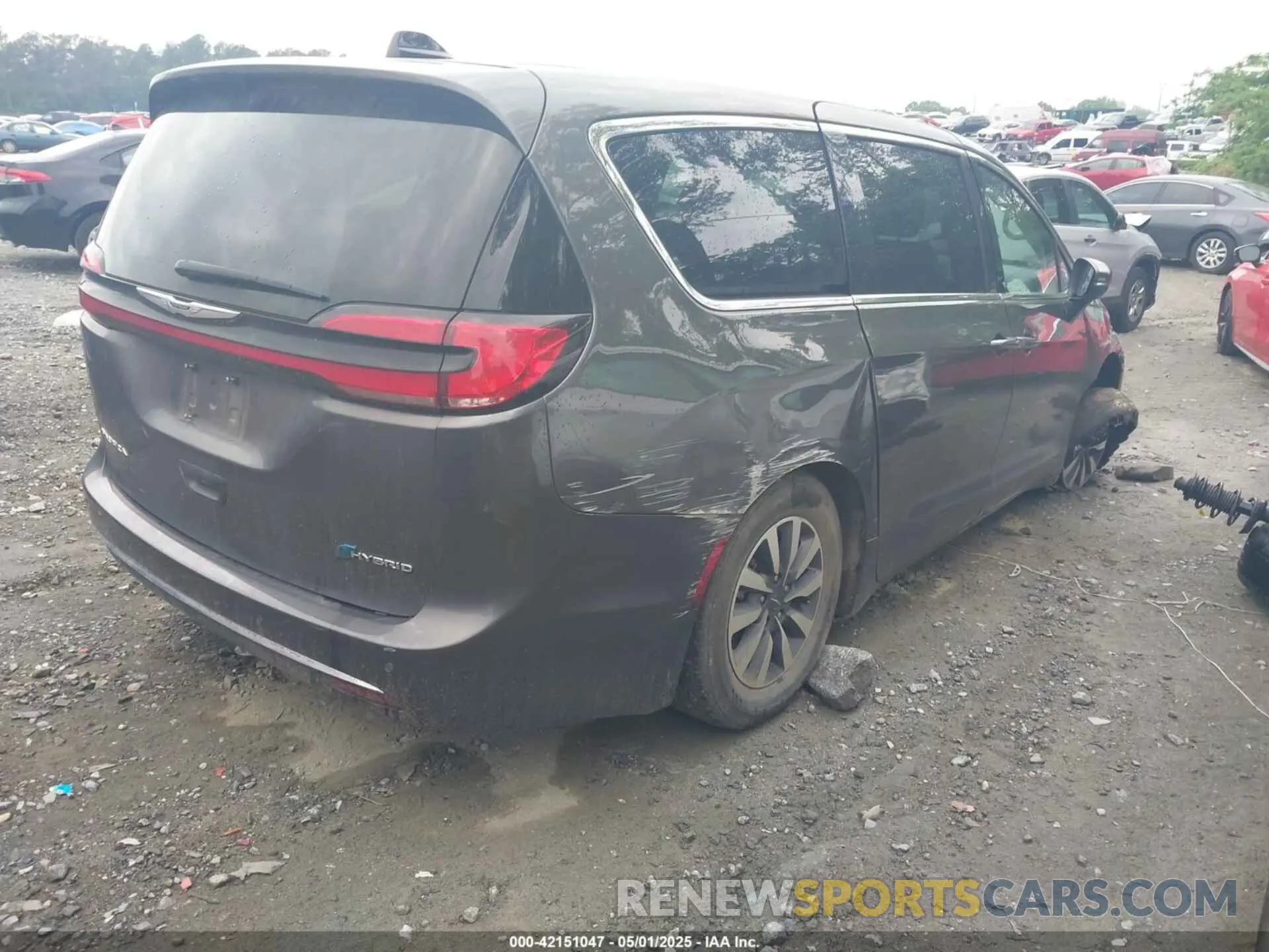 4 fotografías del automóvil dañado 2C4RC1L72PR540902 CHRYSLER PACIFICA HYBRID 2023