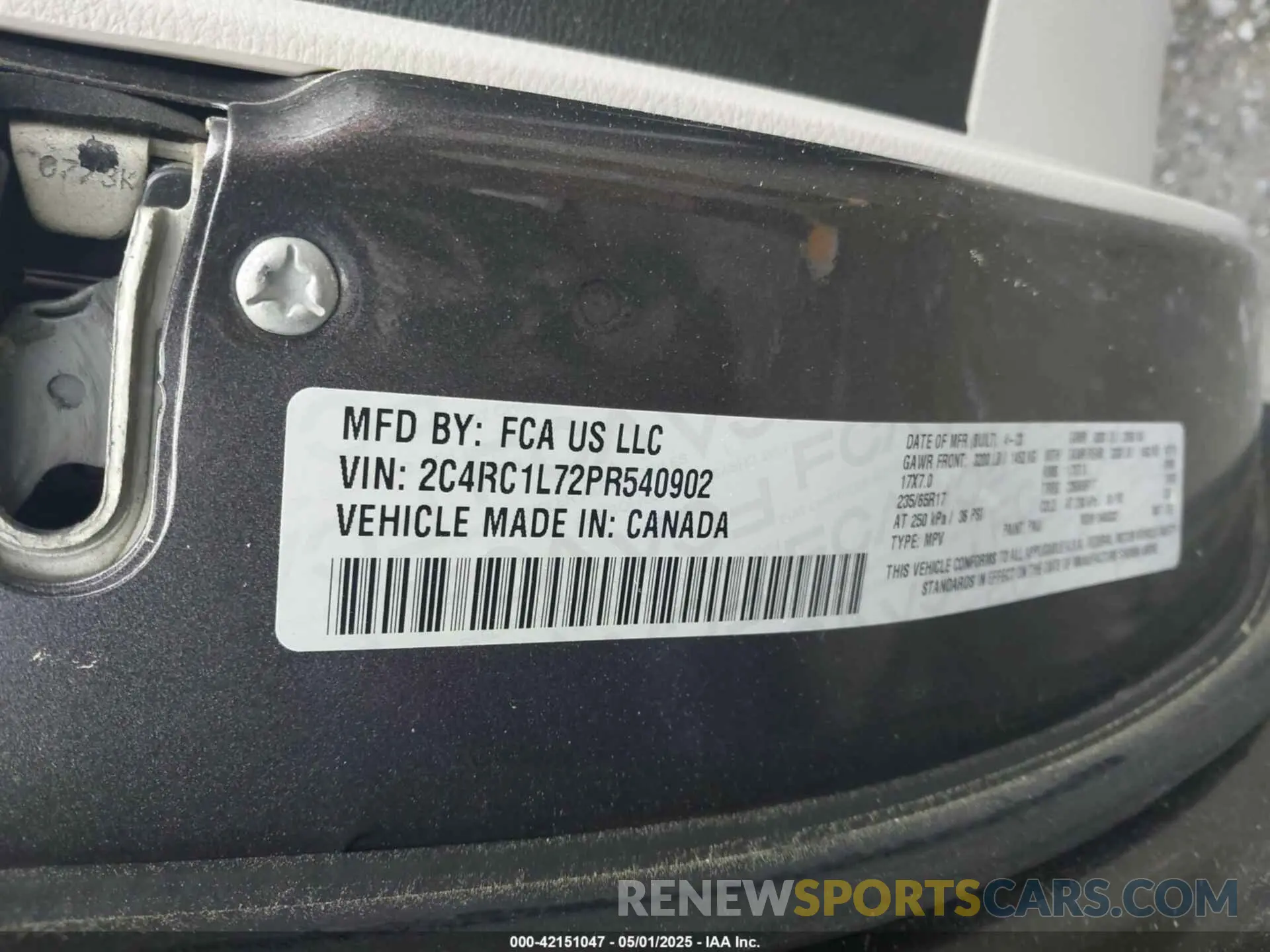 9 fotografías del automóvil dañado 2C4RC1L72PR540902 CHRYSLER PACIFICA HYBRID 2023