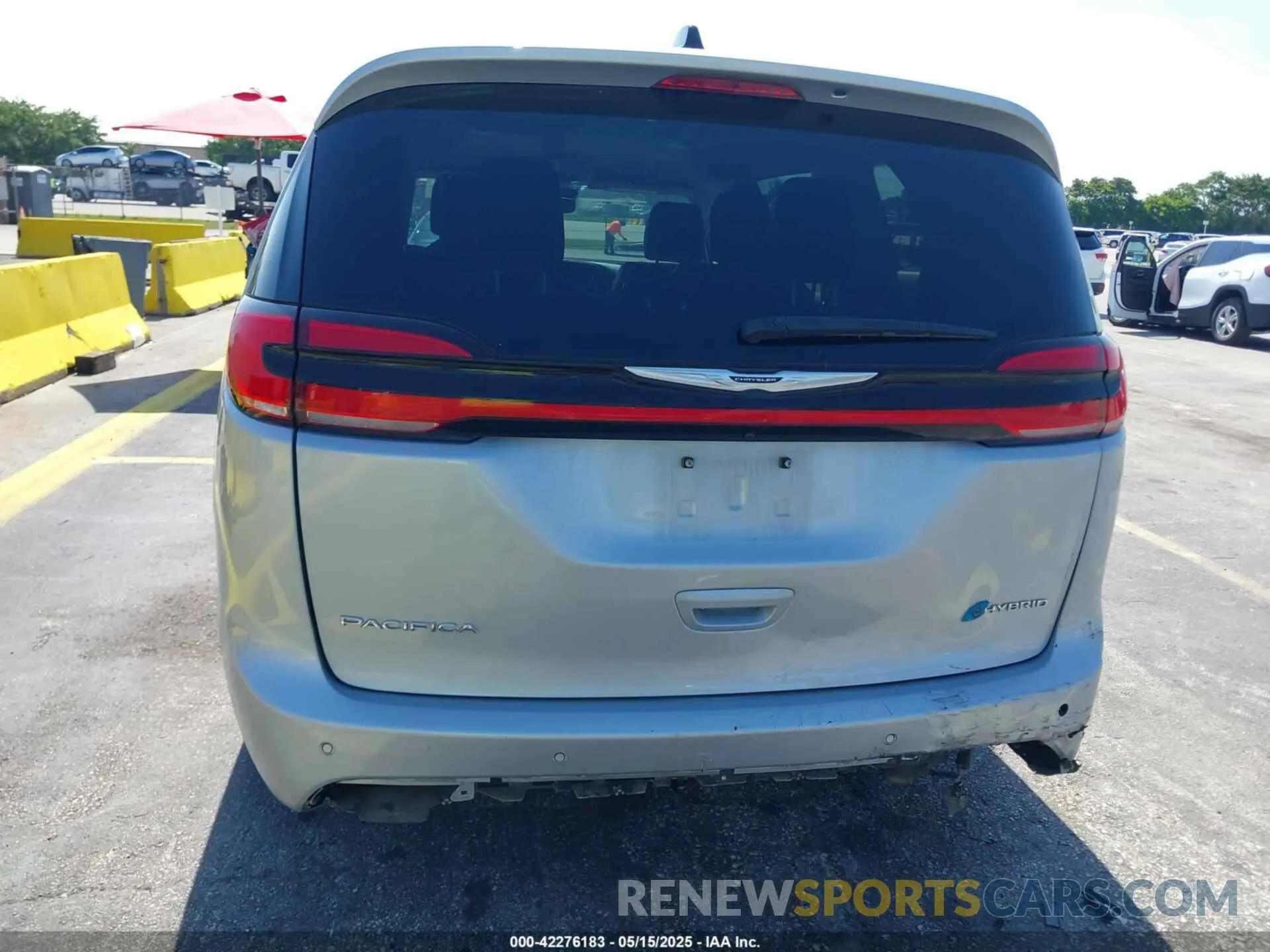 6 fotografías del automóvil dañado 2C4RC1L73PR599182 CHRYSLER PACIFICA HYBRID 2023