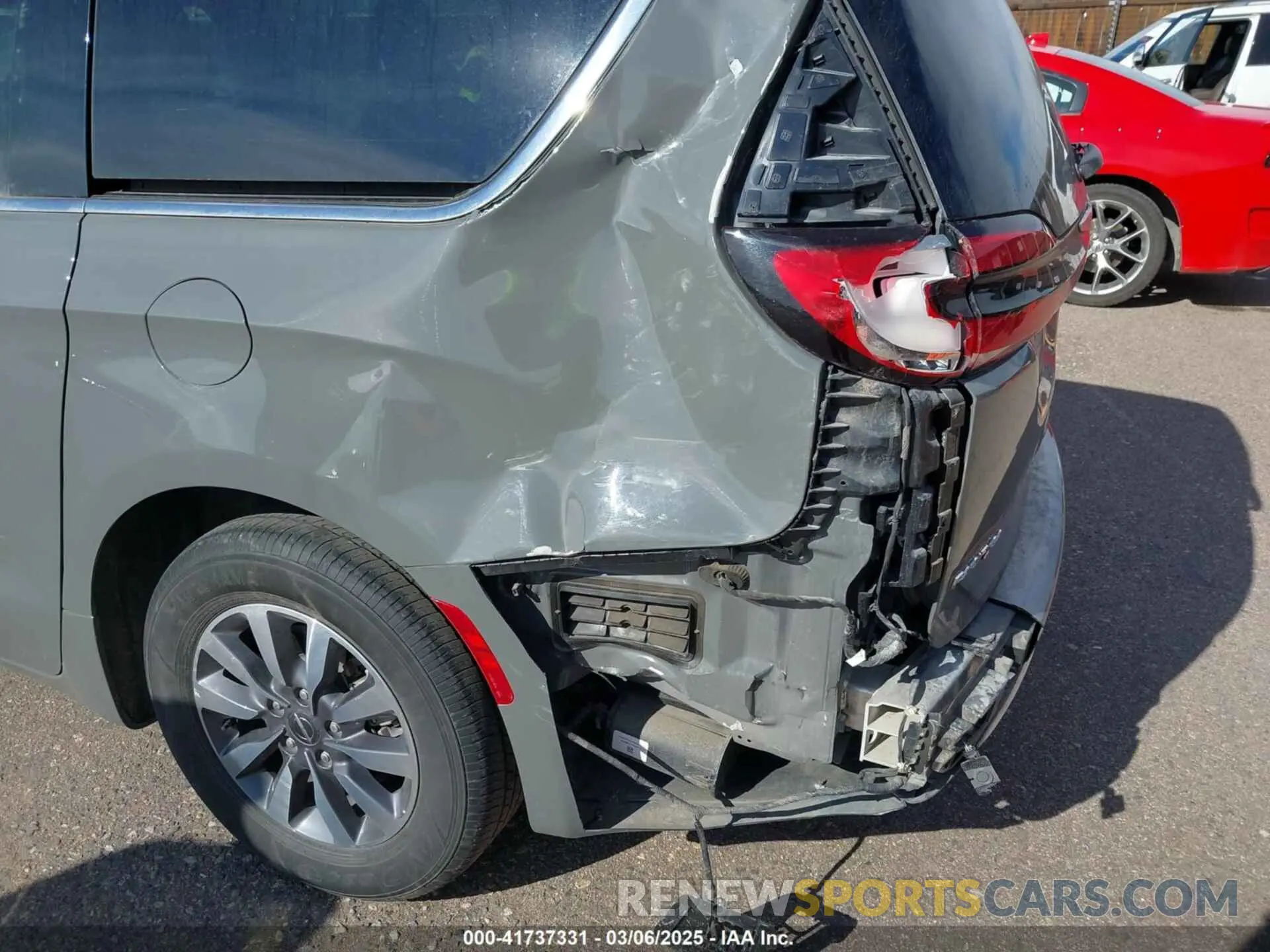 6 fotografías del automóvil dañado 2C4RC1L78PR554299 CHRYSLER PACIFICA HYBRID 2023