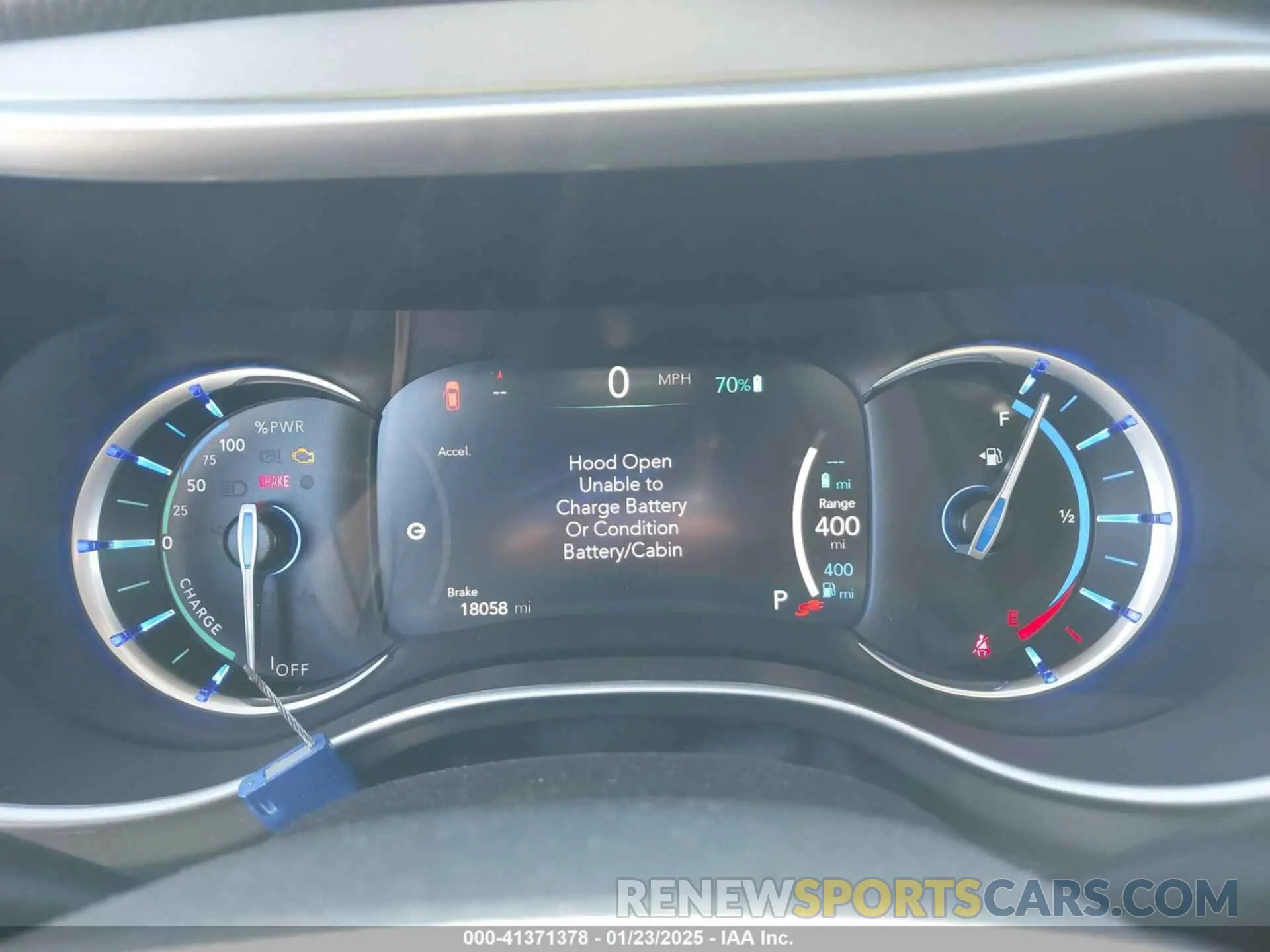 7 fotografías del automóvil dañado 2C4RC1L79PR500526 CHRYSLER PACIFICA HYBRID 2023