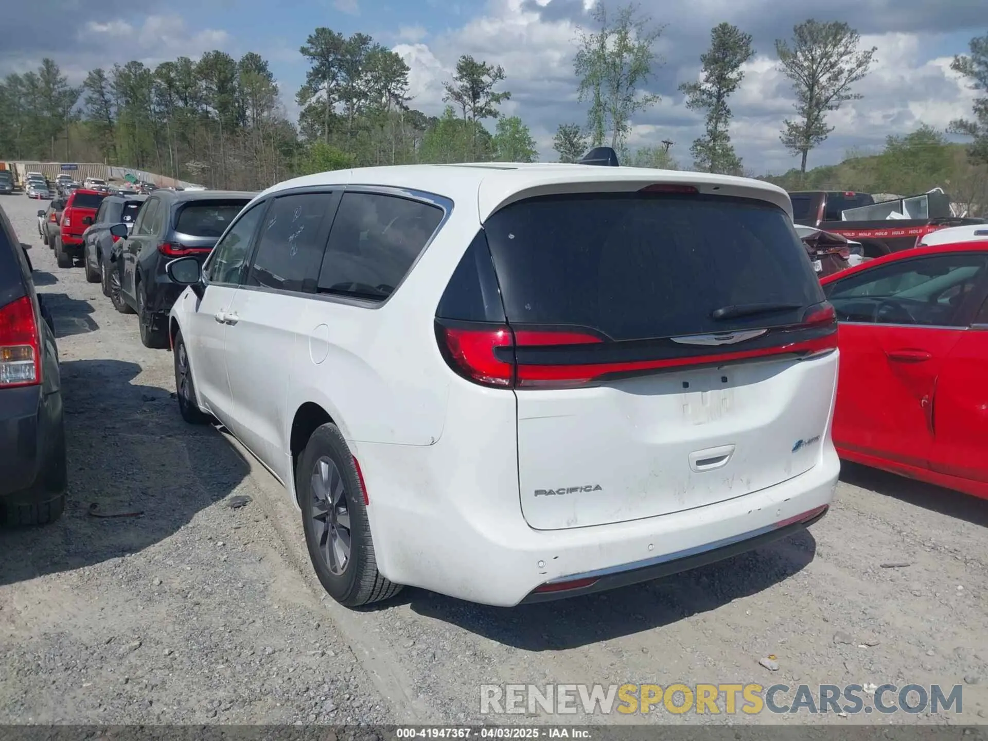 3 fotografías del automóvil dañado 2C4RC1L79PR595055 CHRYSLER PACIFICA HYBRID 2023