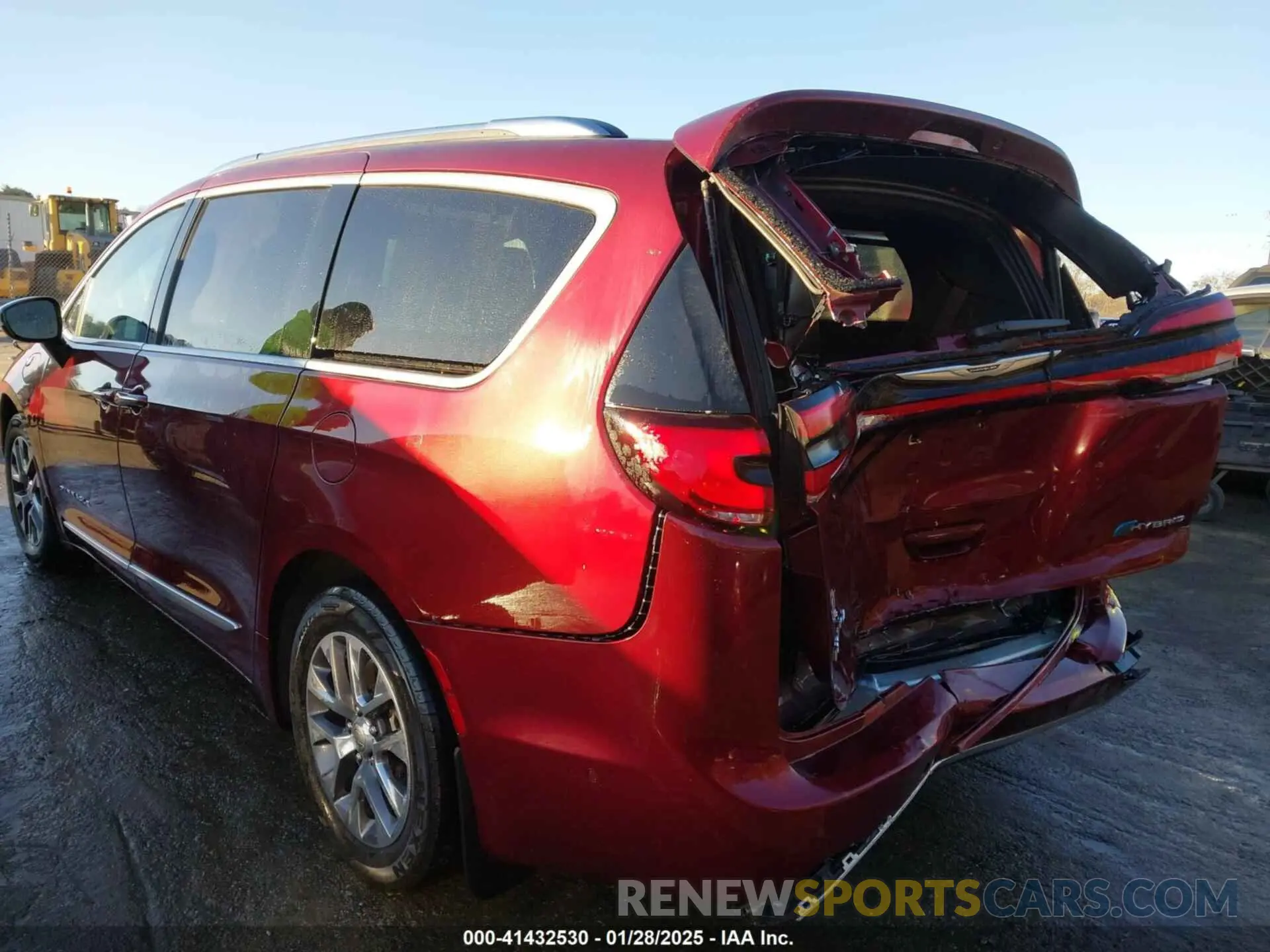 3 fotografías del automóvil dañado 2C4RC1N75PR500178 CHRYSLER PACIFICA HYBRID 2023