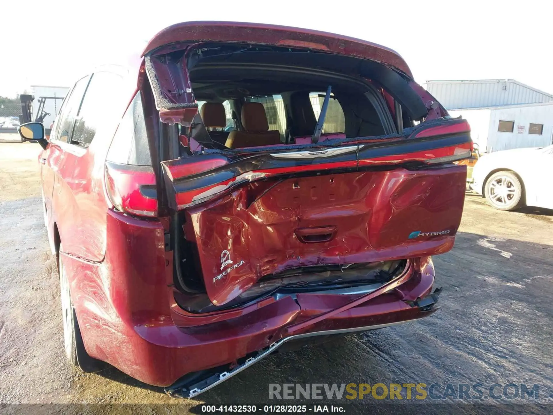 6 fotografías del automóvil dañado 2C4RC1N75PR500178 CHRYSLER PACIFICA HYBRID 2023