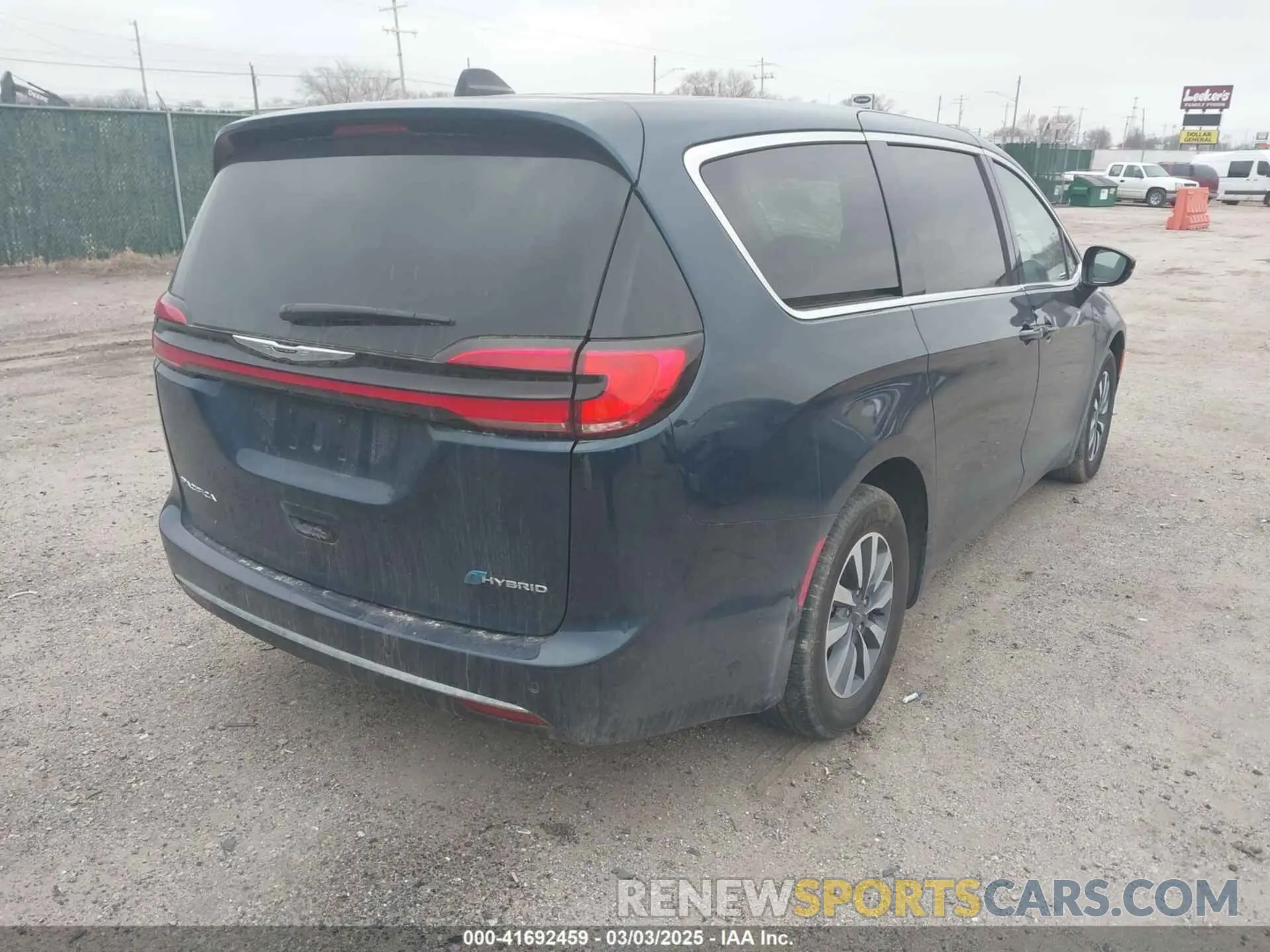 4 fotografías del automóvil dañado 2C4RC1S71RR102683 CHRYSLER PACIFICA HYBRID 2024