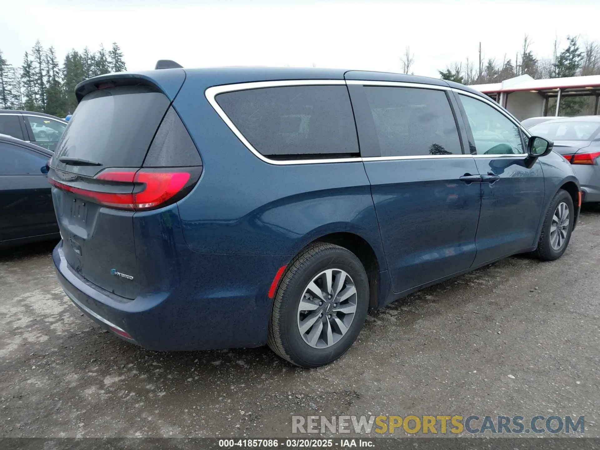 4 fotografías del automóvil dañado 2C4RC1S73RR188434 CHRYSLER PACIFICA HYBRID 2024