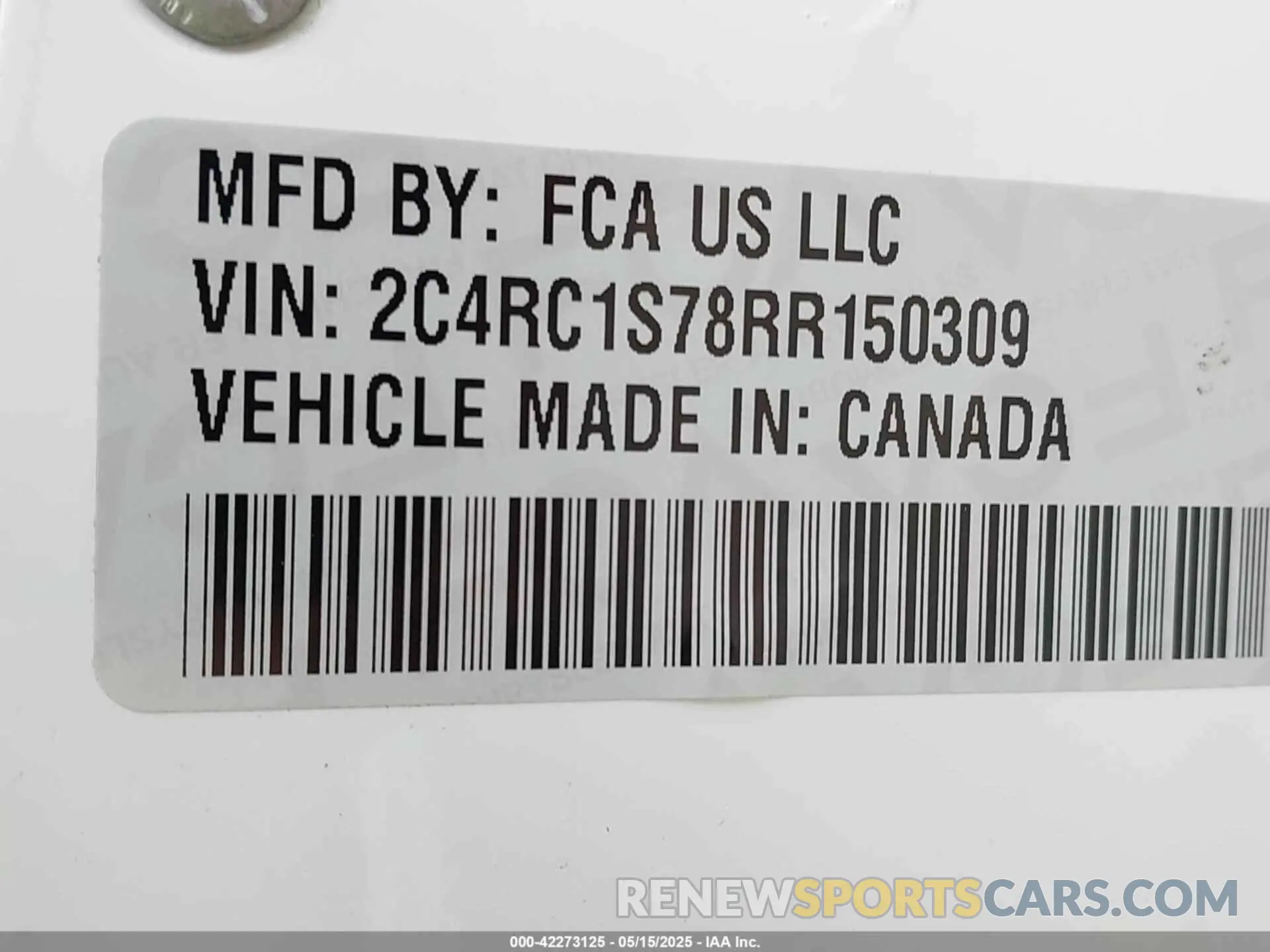 9 fotografías del automóvil dañado 2C4RC1S78RR150309 CHRYSLER PACIFICA HYBRID 2024