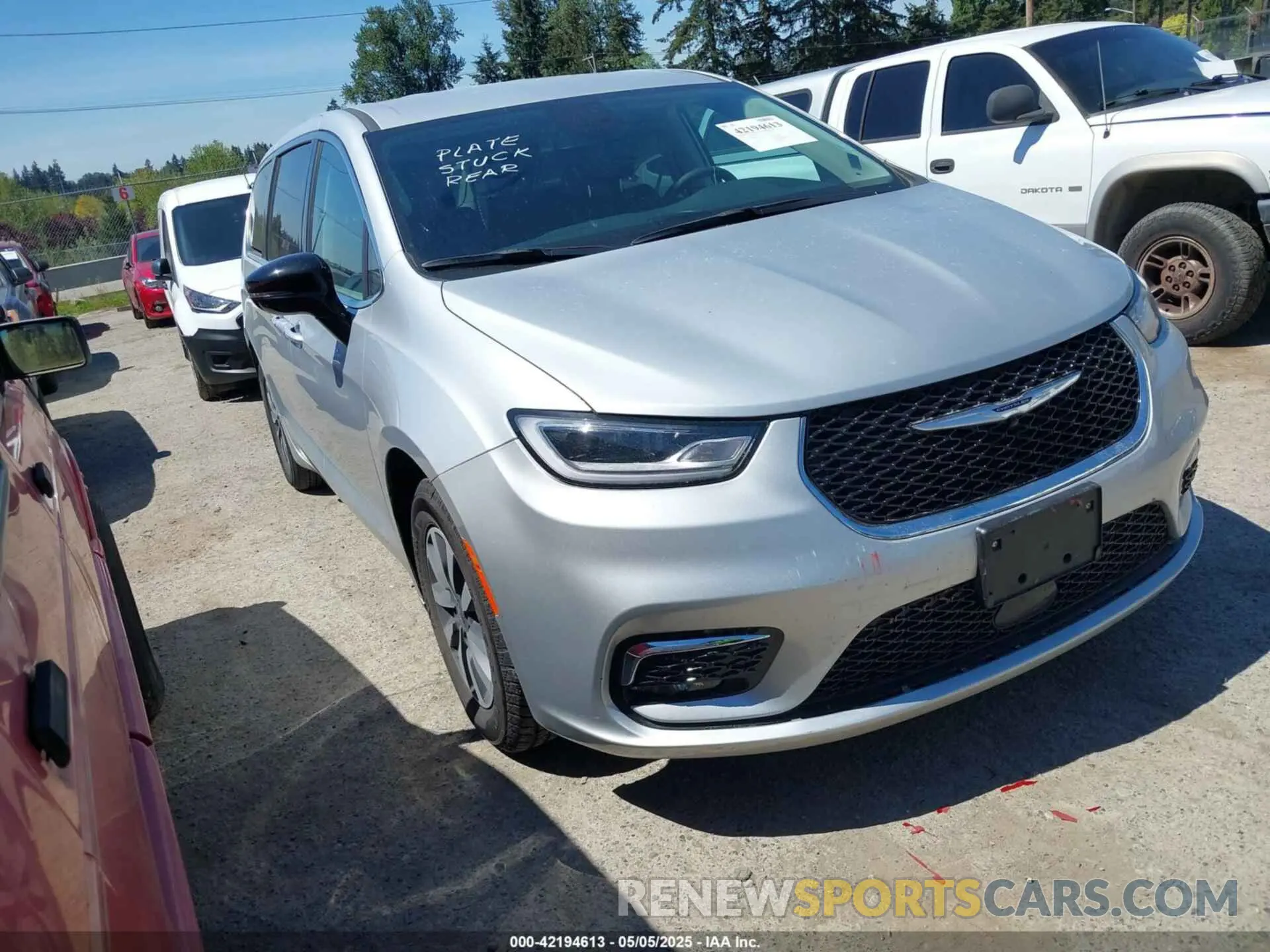 1 fotografías del automóvil dañado 2C4RC1S7XRR147332 CHRYSLER PACIFICA HYBRID 2024