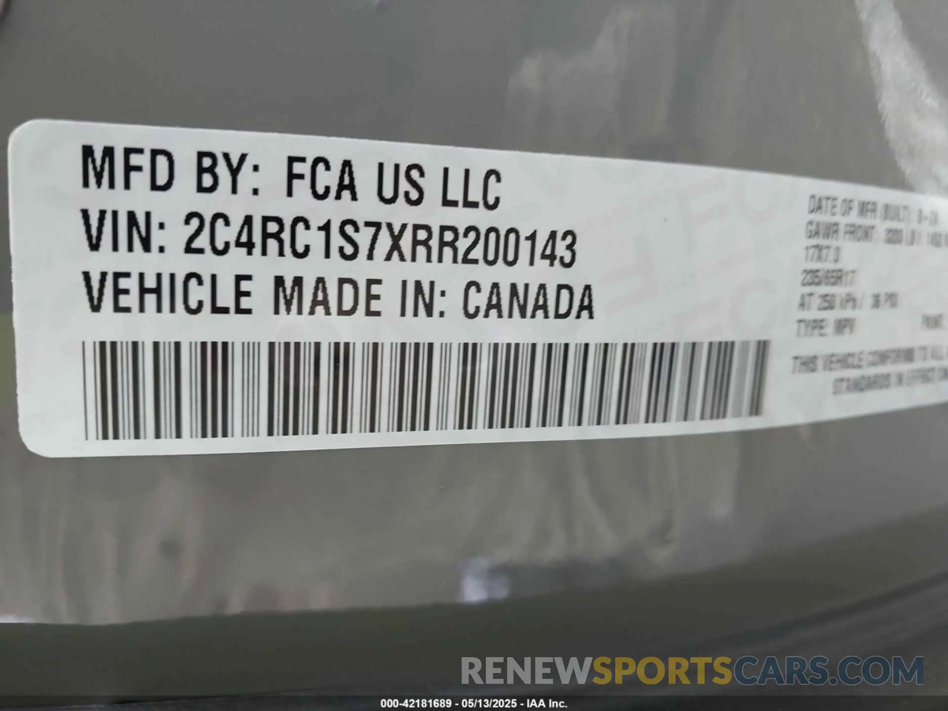 9 fotografías del automóvil dañado 2C4RC1S7XRR200143 CHRYSLER PACIFICA HYBRID 2024