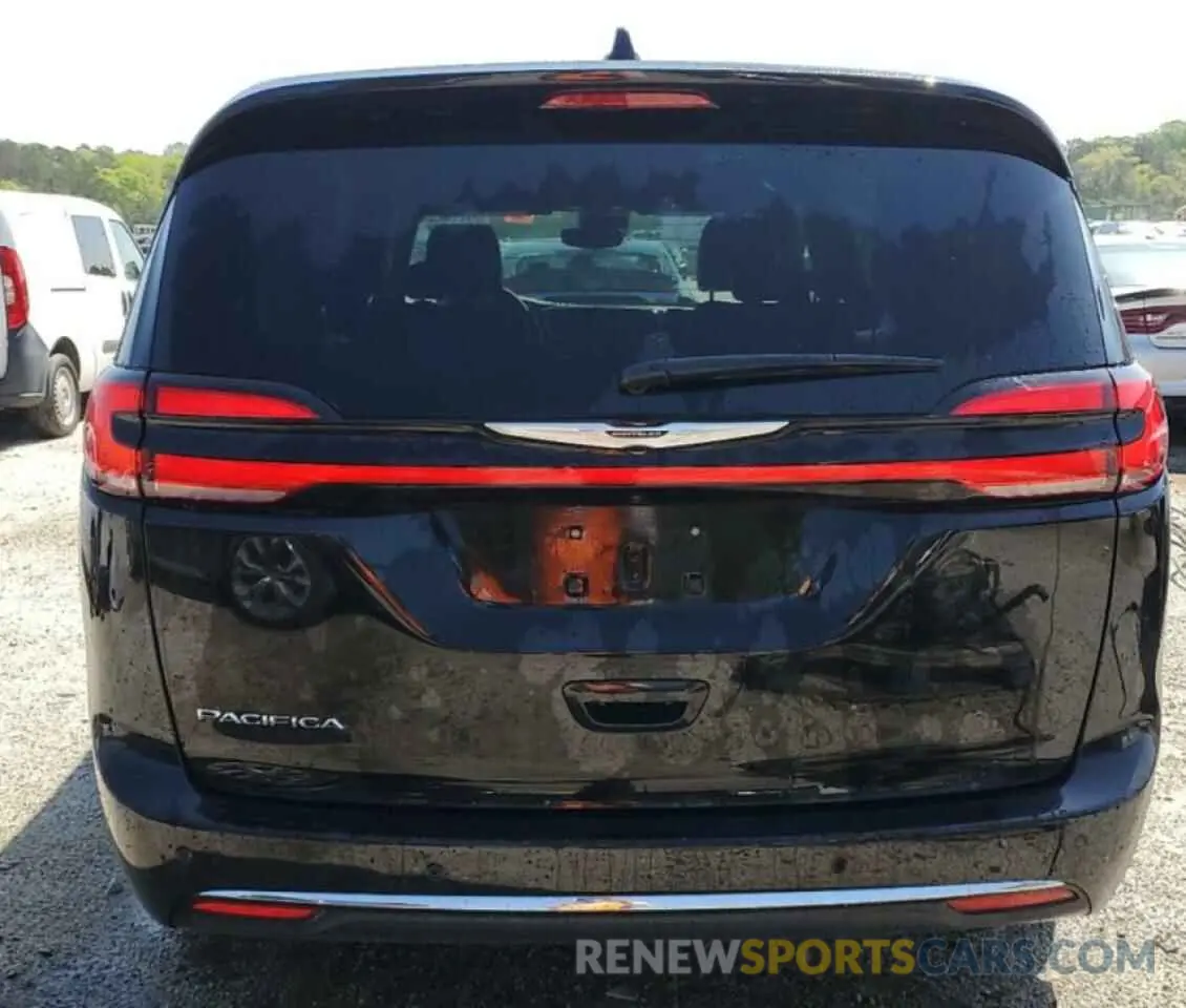 6 fotografías del automóvil dañado 2C4RC1BGXSR506815 CHRYSLER PACIFICA S 2025