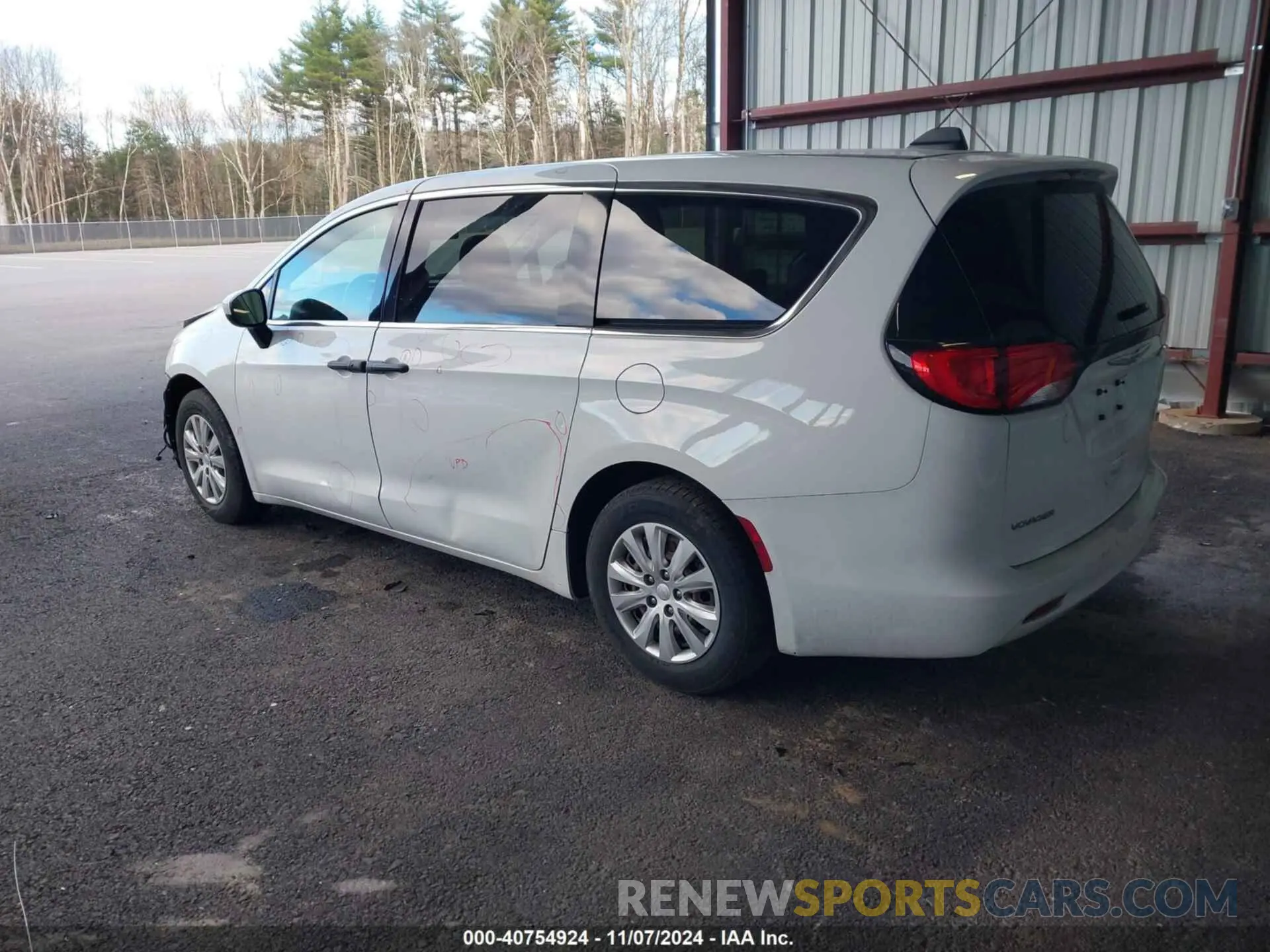 3 fotografías del automóvil dañado 2C4RC1AG9LR245566 CHRYSLER VOYAGER 2020