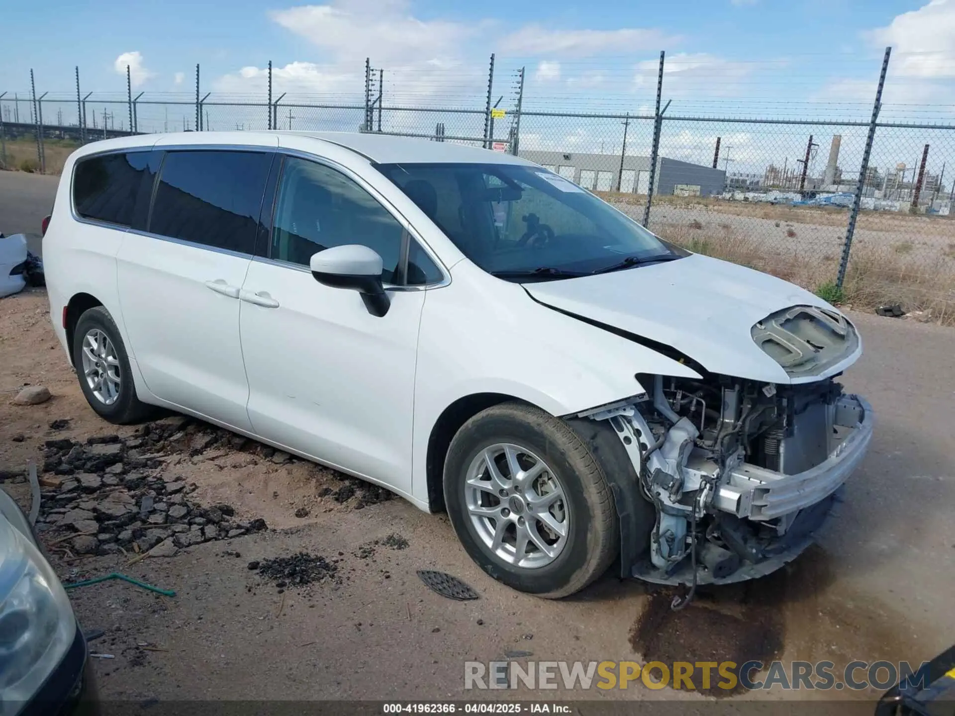 1 fotografías del automóvil dañado 2C4RC1CG0MR587275 CHRYSLER VOYAGER 2021