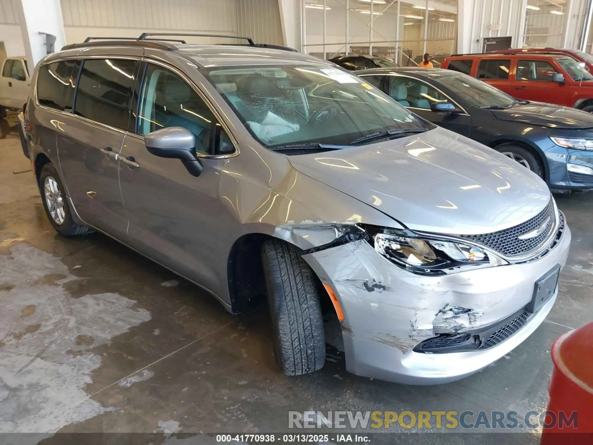 1 fotografías del automóvil dañado 2C4RC1DG2MR506453 CHRYSLER VOYAGER 2021