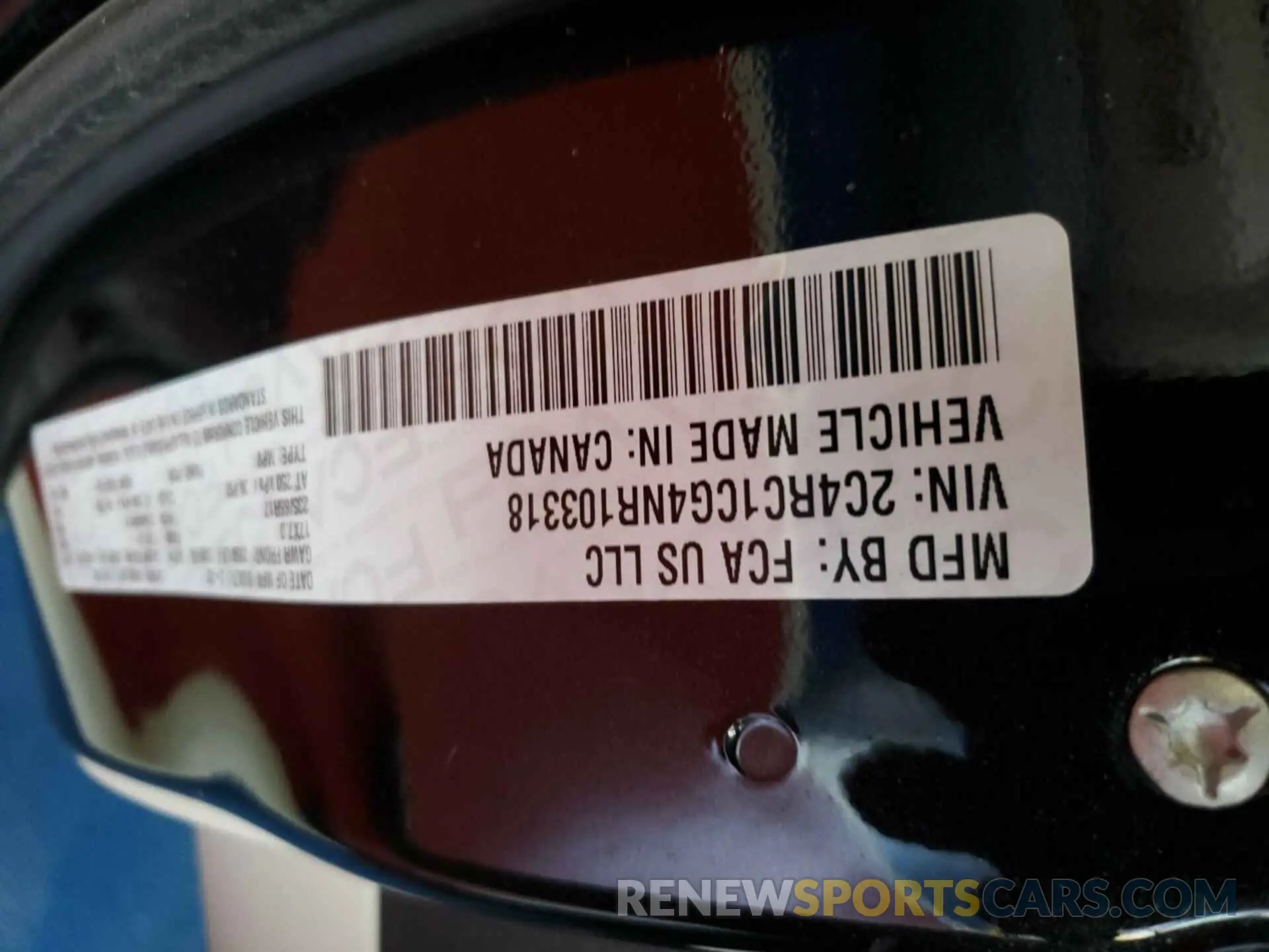 12 fotografías del automóvil dañado 2C4RC1CG4NR103318 CHRYSLER VOYAGER 2022