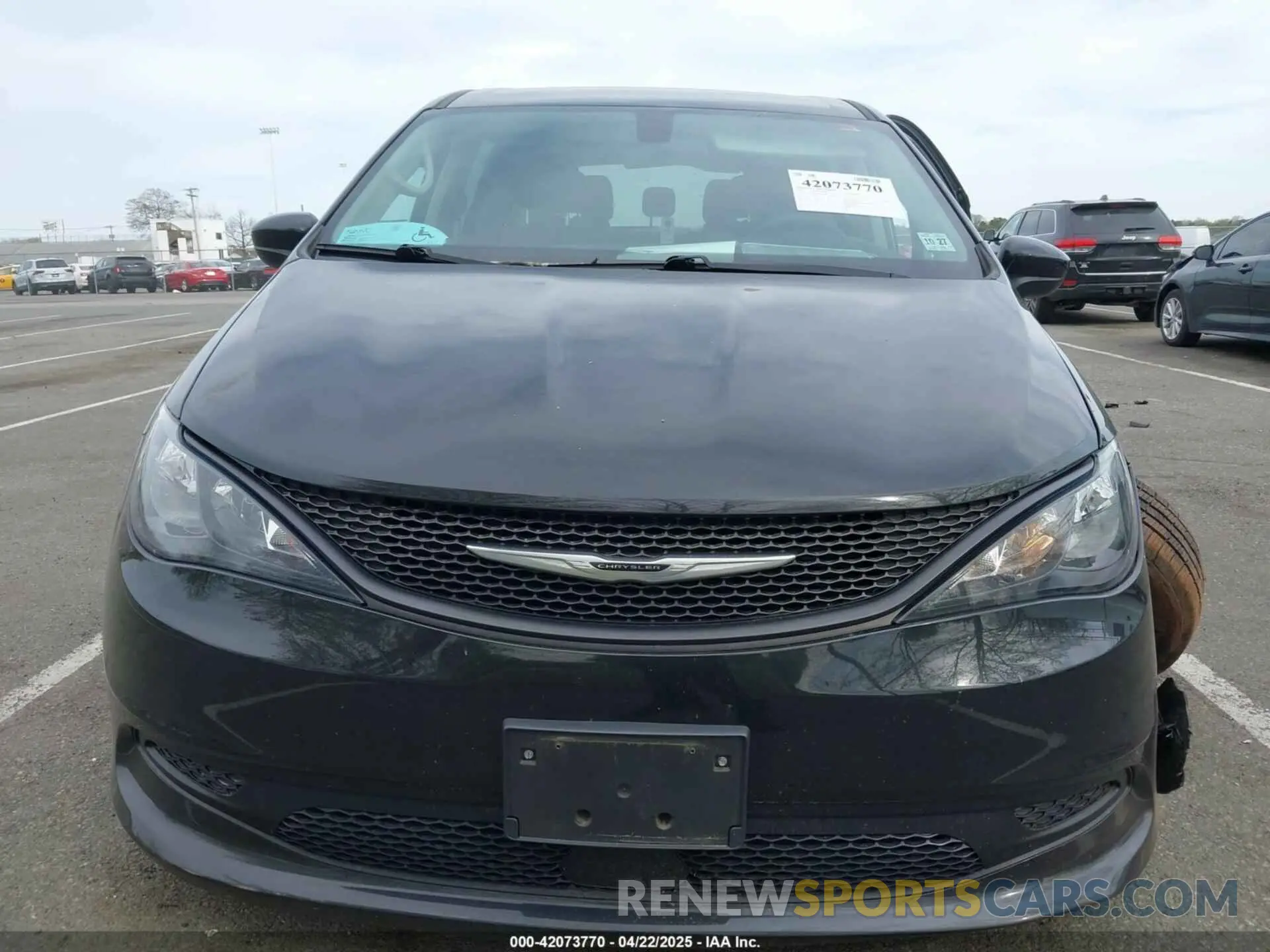 6 fotografías del automóvil dañado 2C4RC1CG6NR204358 CHRYSLER VOYAGER 2022