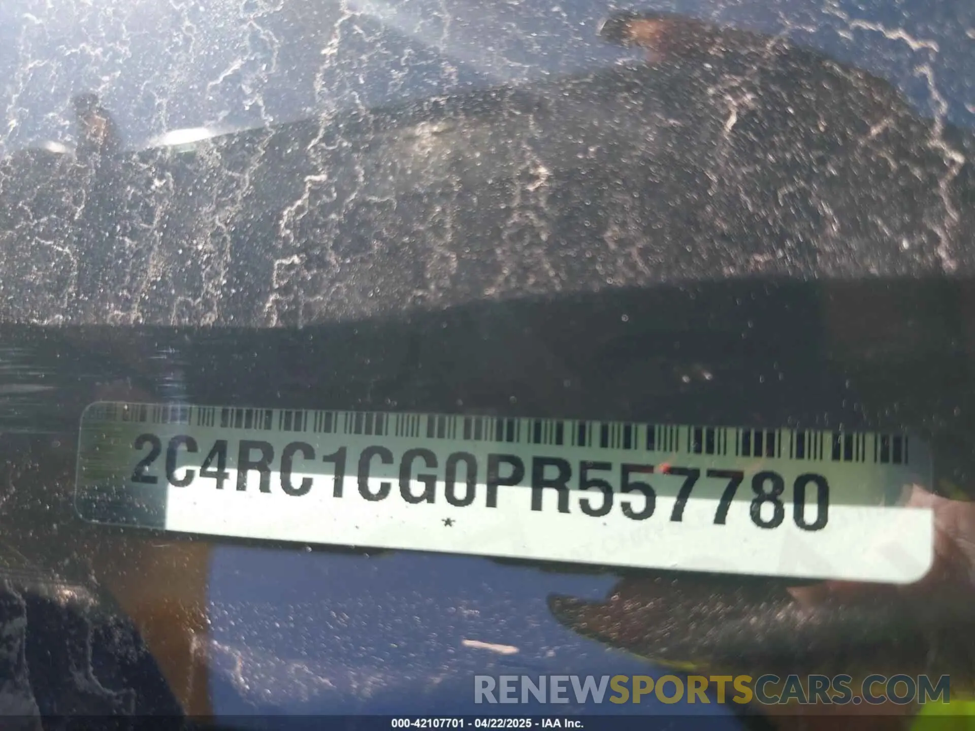 9 fotografías del automóvil dañado 2C4RC1CG0PR557780 CHRYSLER VOYAGER 2023