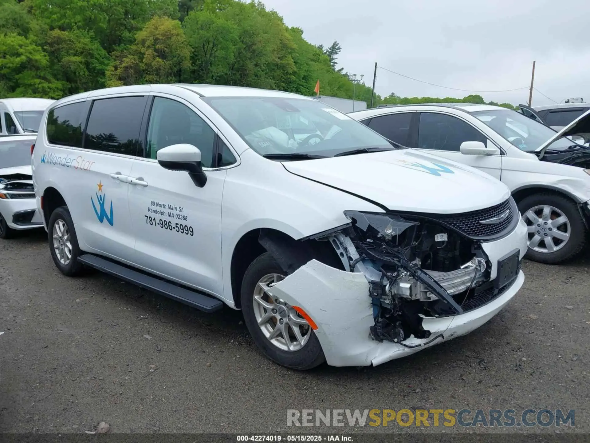 1 fotografías del automóvil dañado 2C4RC1CG0PR617041 CHRYSLER VOYAGER 2023