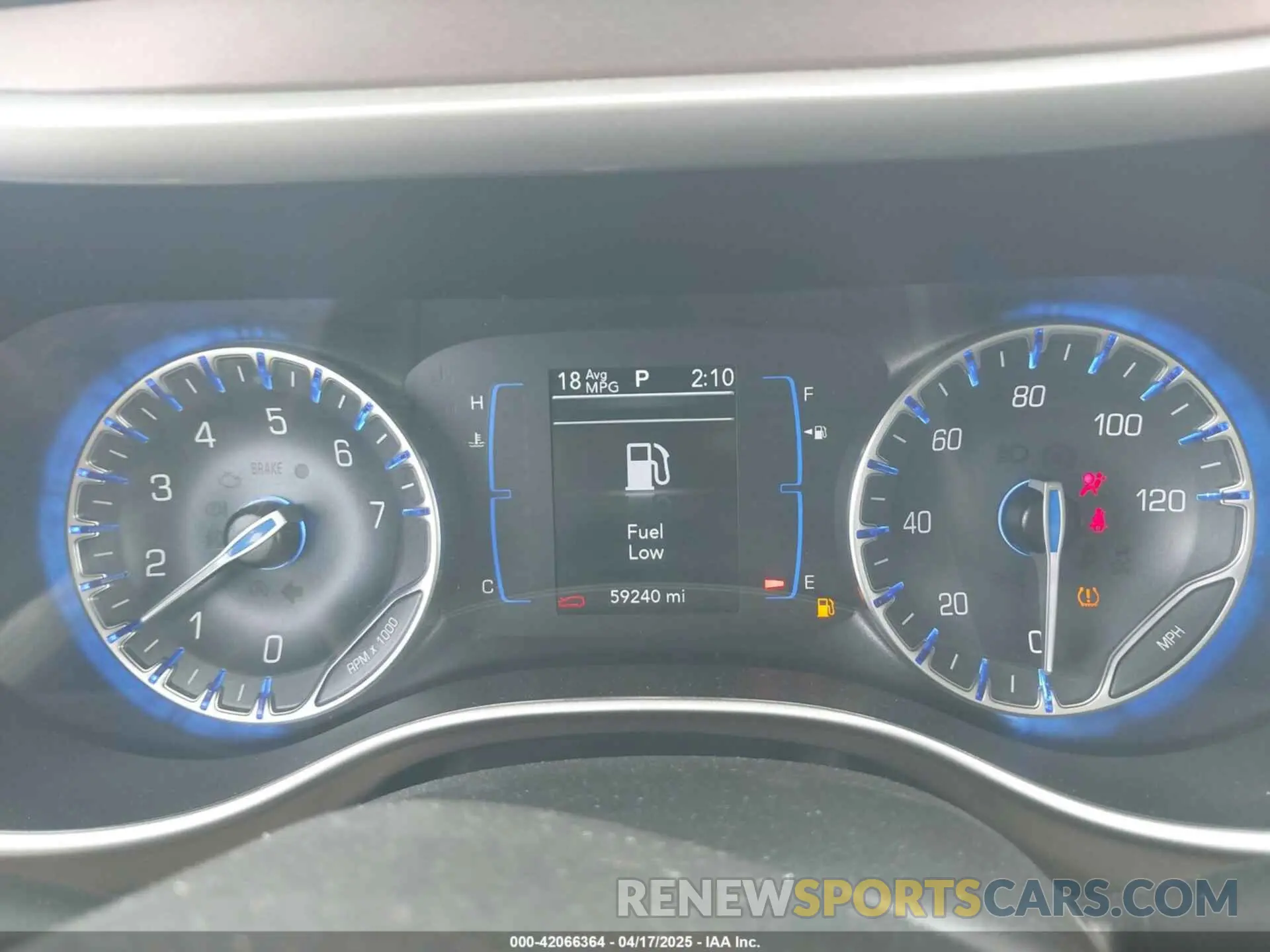 7 fotografías del automóvil dañado 2C4RC1CG2PR597083 CHRYSLER VOYAGER 2023