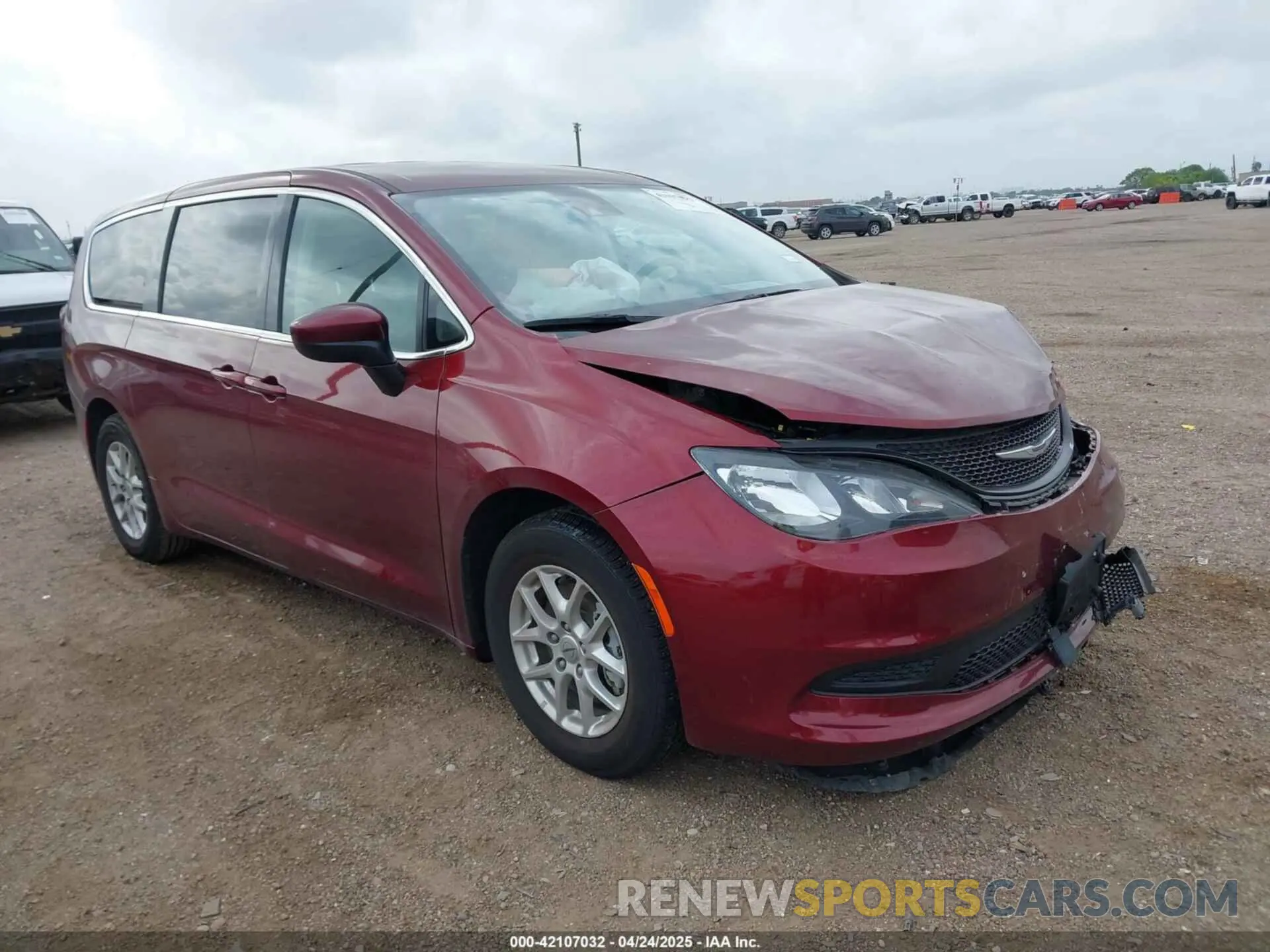 1 fotografías del automóvil dañado 2C4RC1CG9PR534823 CHRYSLER VOYAGER 2023