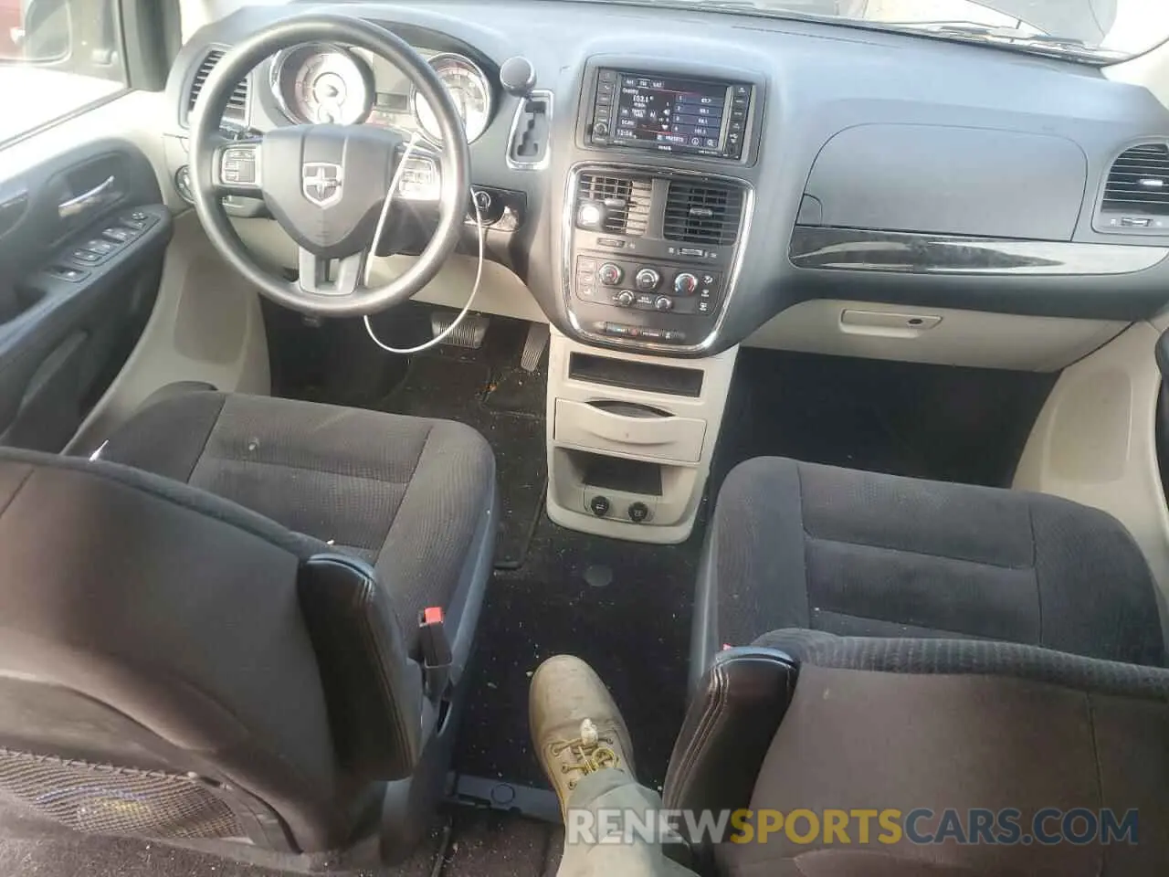 8 fotografías del automóvil dañado 2C4RDGBG0KR502353 DODGE CARAVAN 2019