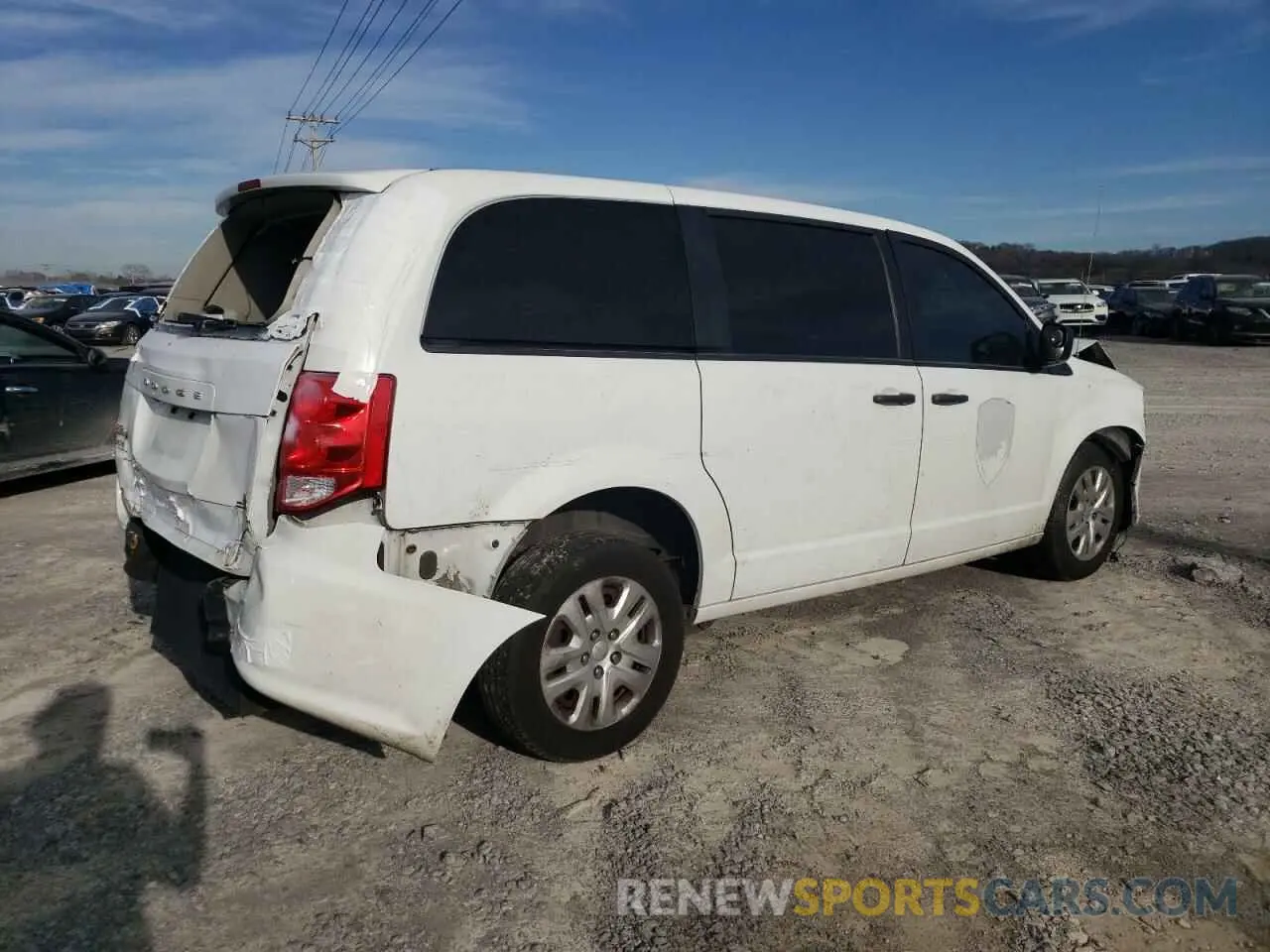 3 fotografías del automóvil dañado 2C4RDGBG0KR546546 DODGE CARAVAN 2019