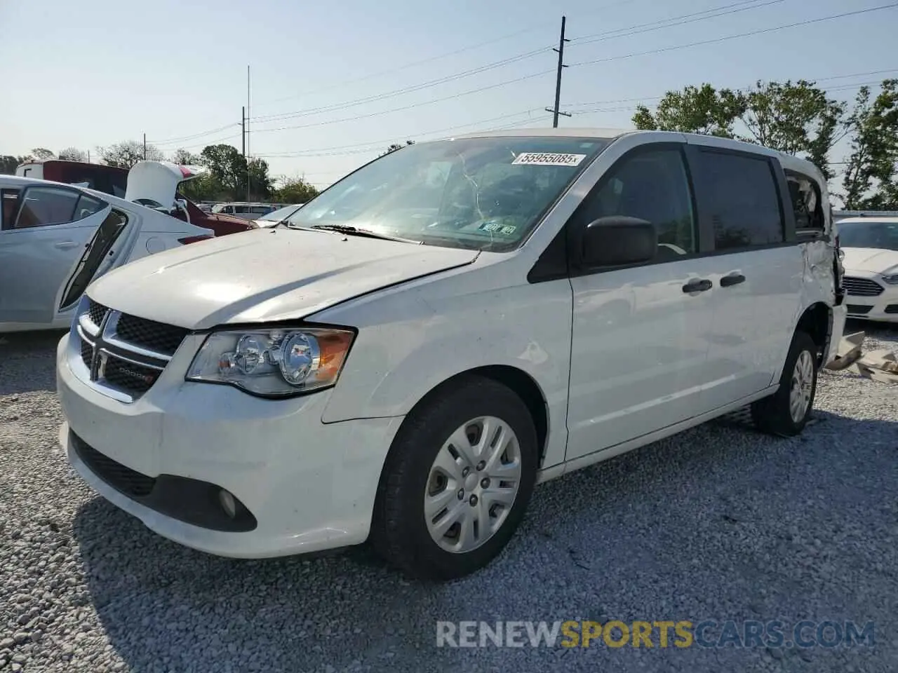 1 fotografías del automóvil dañado 2C4RDGBG0KR568174 DODGE CARAVAN 2019