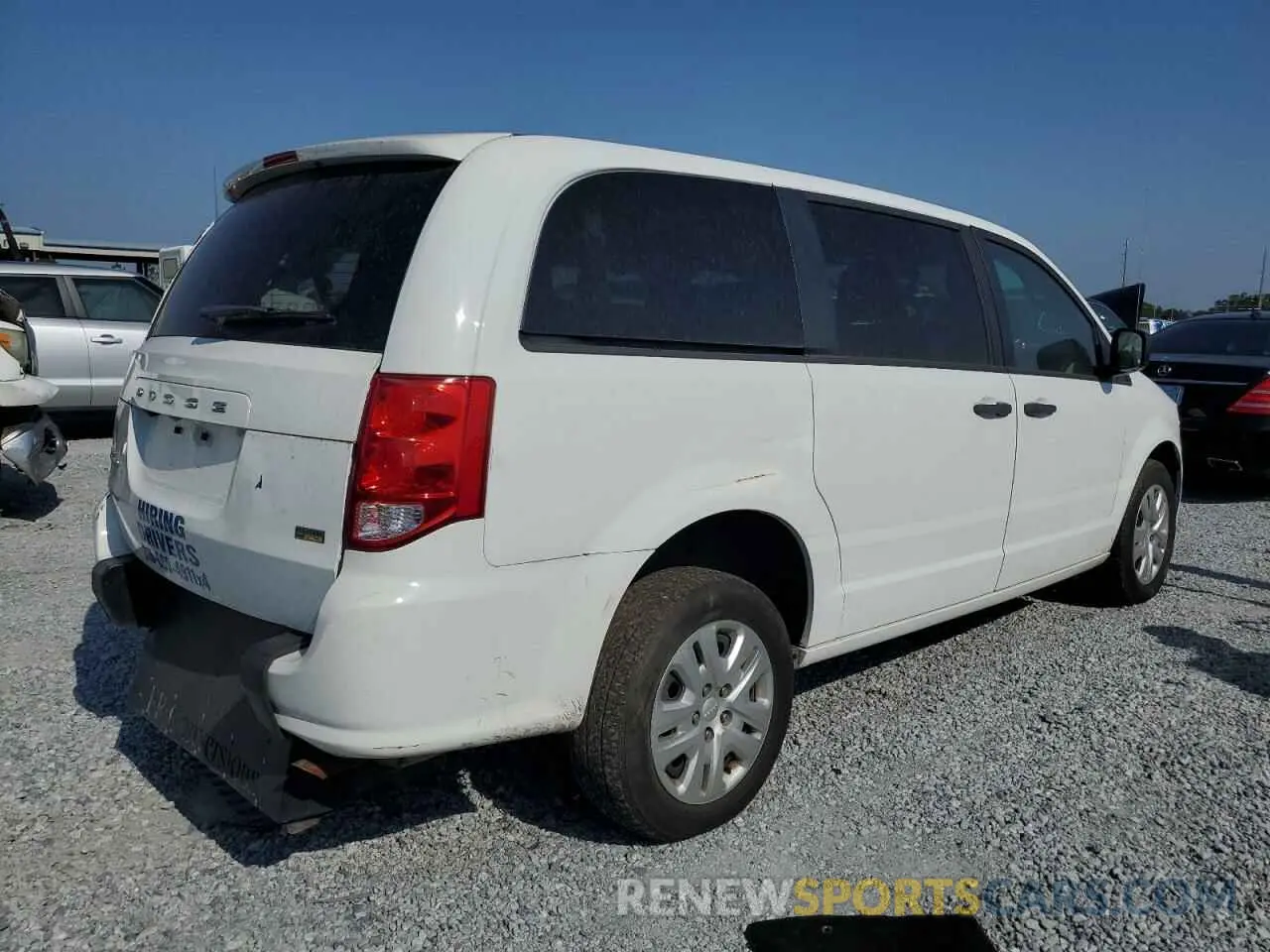 3 fotografías del automóvil dañado 2C4RDGBG0KR568174 DODGE CARAVAN 2019