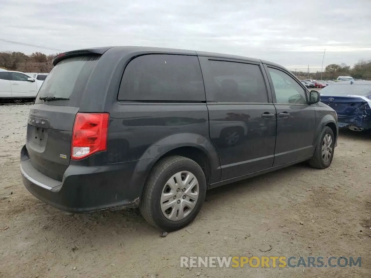 3 fotografías del automóvil dañado 2C4RDGBG0KR698648 DODGE CARAVAN 2019