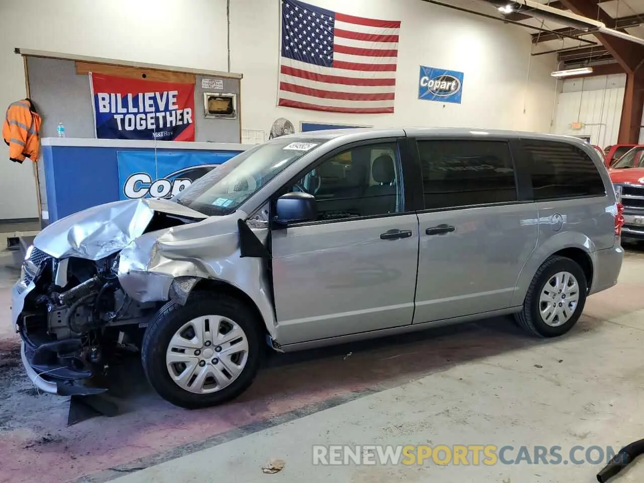 1 fotografías del automóvil dañado 2C4RDGBG0KR719787 DODGE CARAVAN 2019