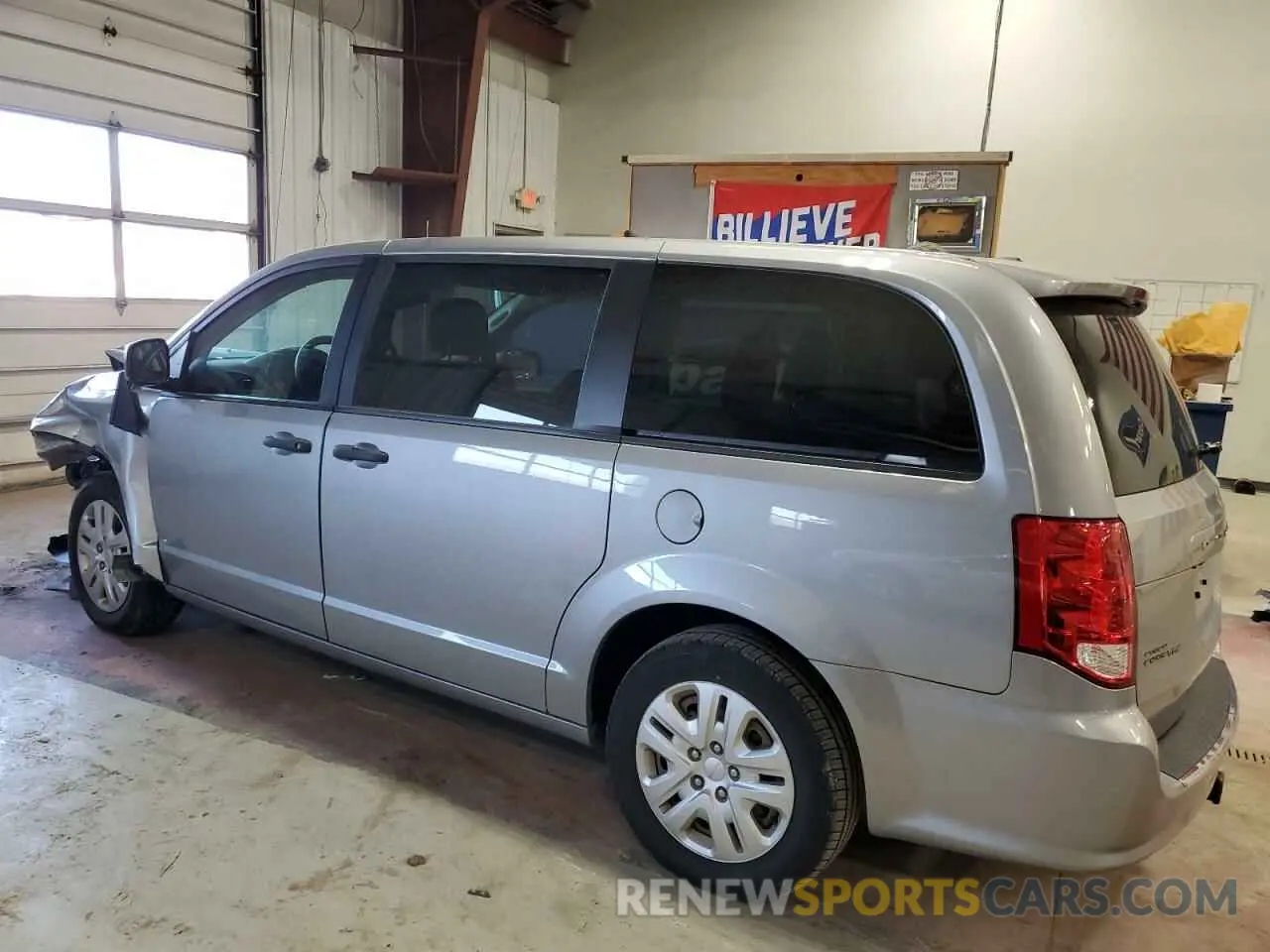 2 fotografías del automóvil dañado 2C4RDGBG0KR719787 DODGE CARAVAN 2019