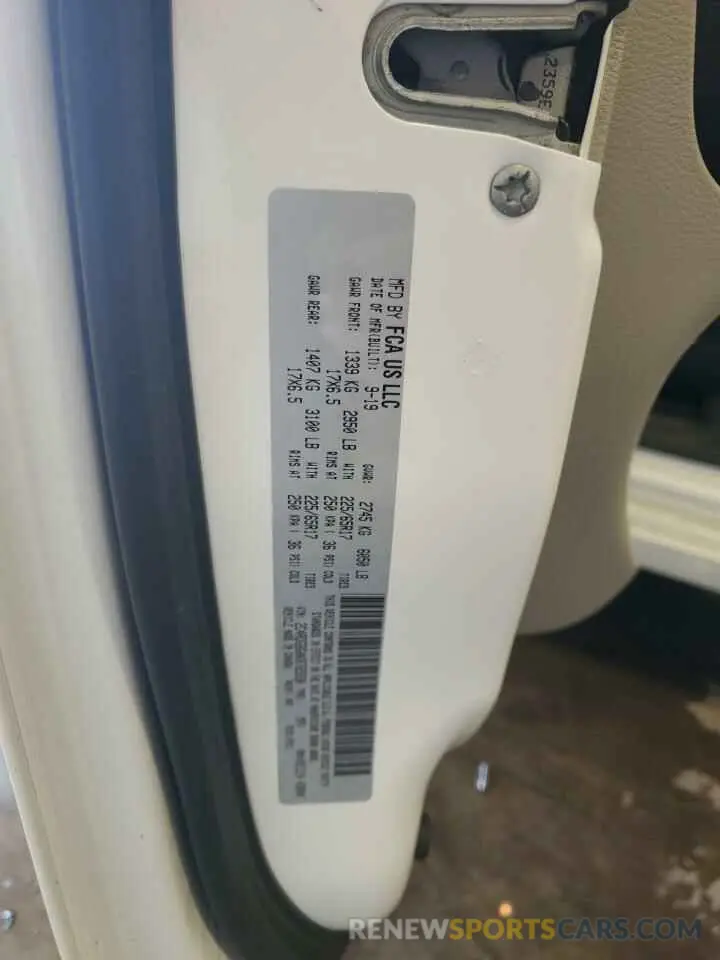 13 fotografías del automóvil dañado 2C4RDGBG0KR765930 DODGE CARAVAN 2019
