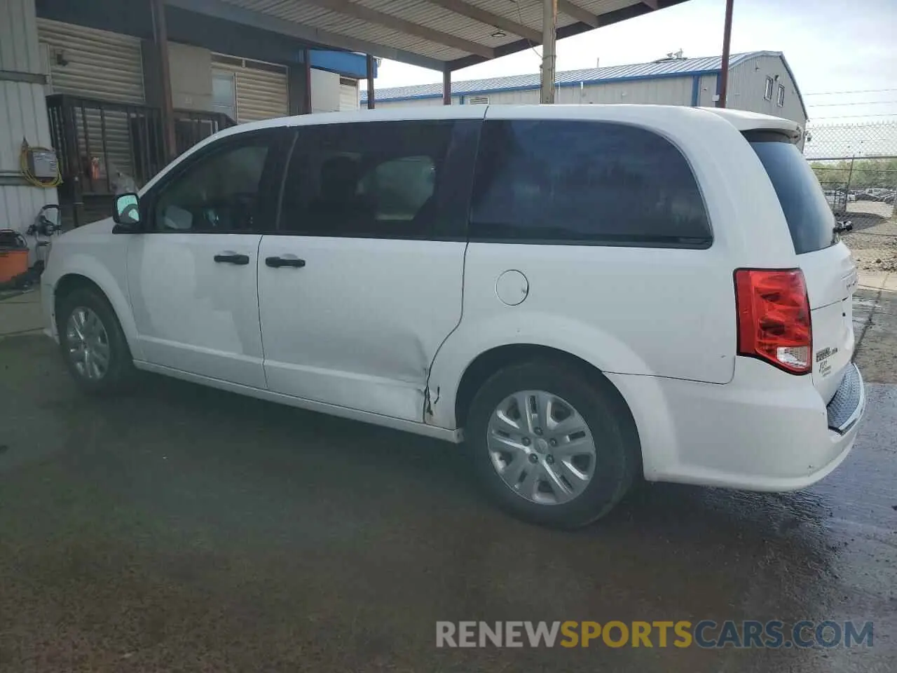 2 fotografías del automóvil dañado 2C4RDGBG0KR765930 DODGE CARAVAN 2019