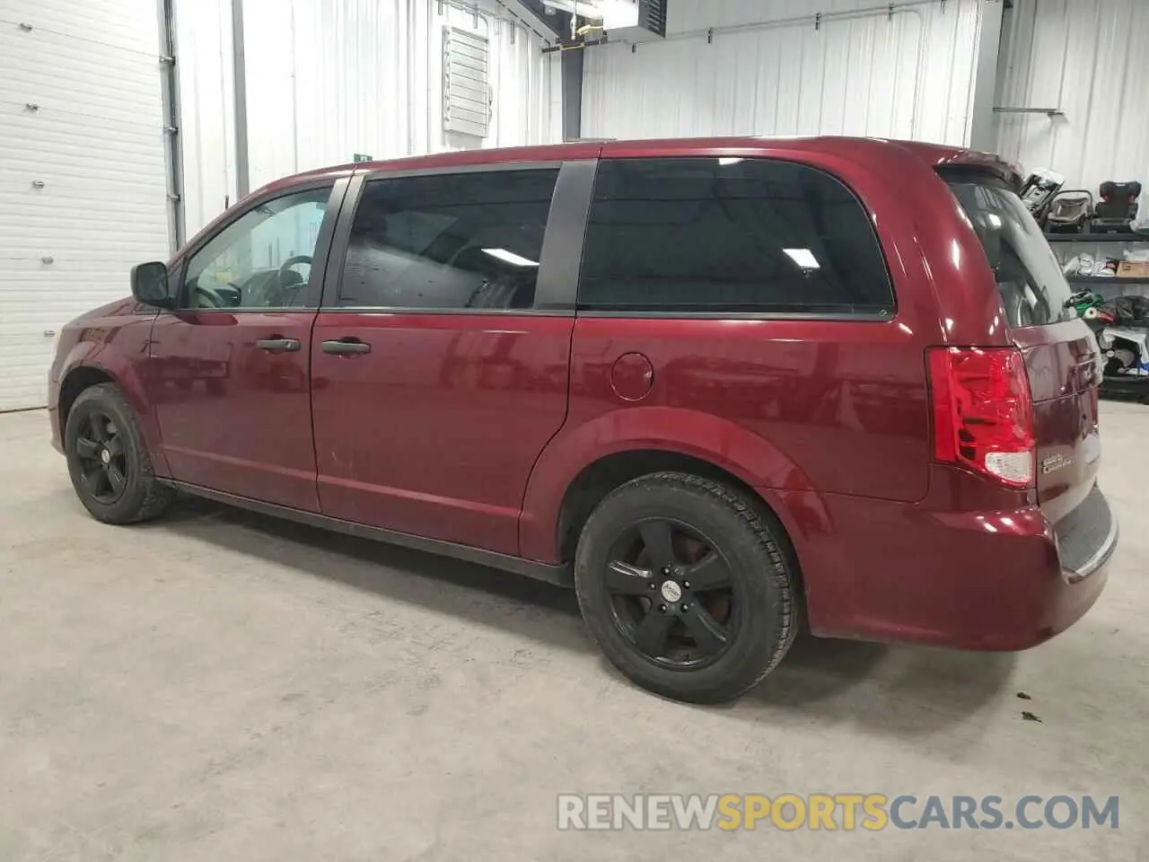 2 fotografías del automóvil dañado 2C4RDGBG0KR780363 DODGE CARAVAN 2019