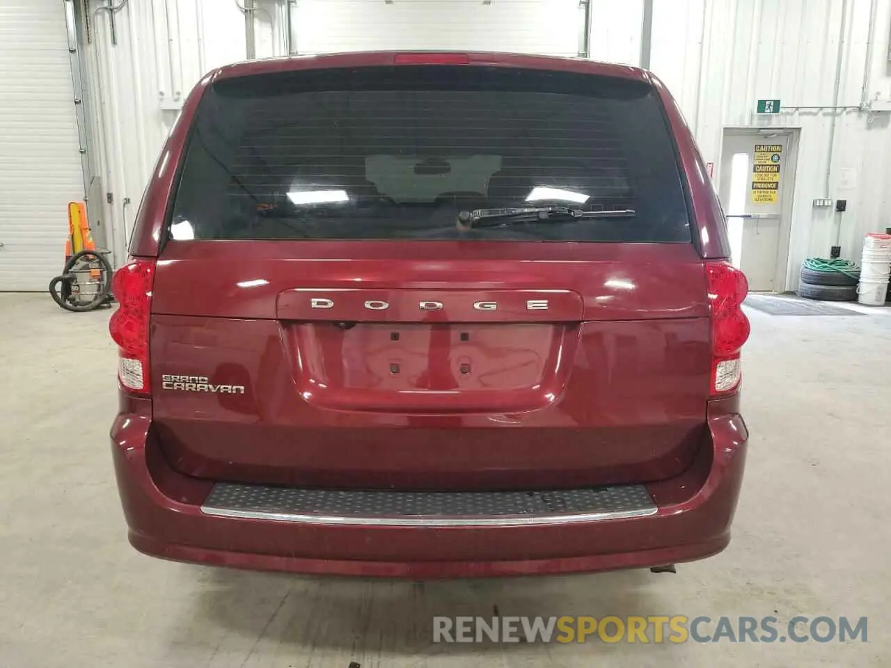 6 fotografías del automóvil dañado 2C4RDGBG0KR780363 DODGE CARAVAN 2019