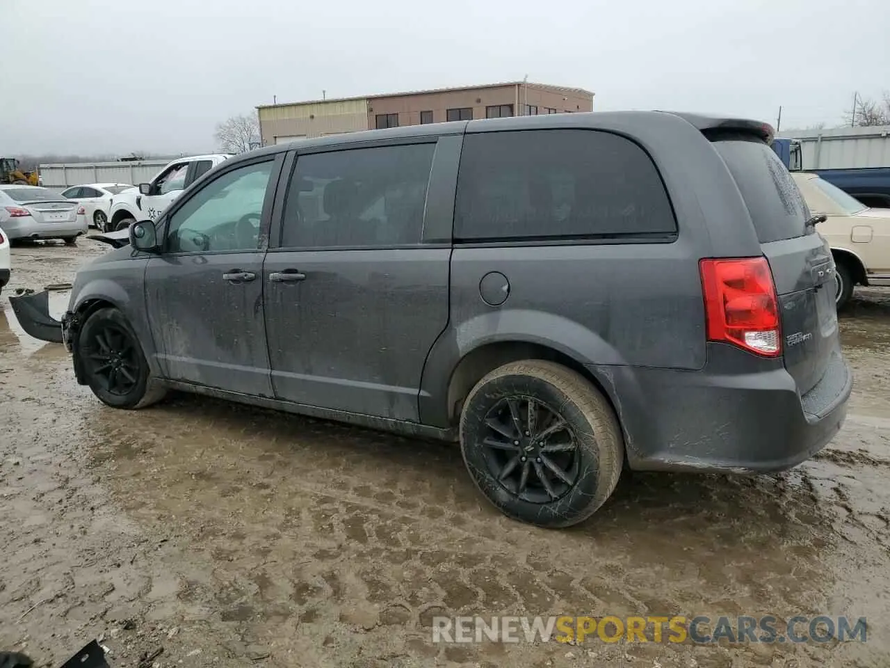 2 fotografías del automóvil dañado 2C4RDGBG2KR770370 DODGE CARAVAN 2019