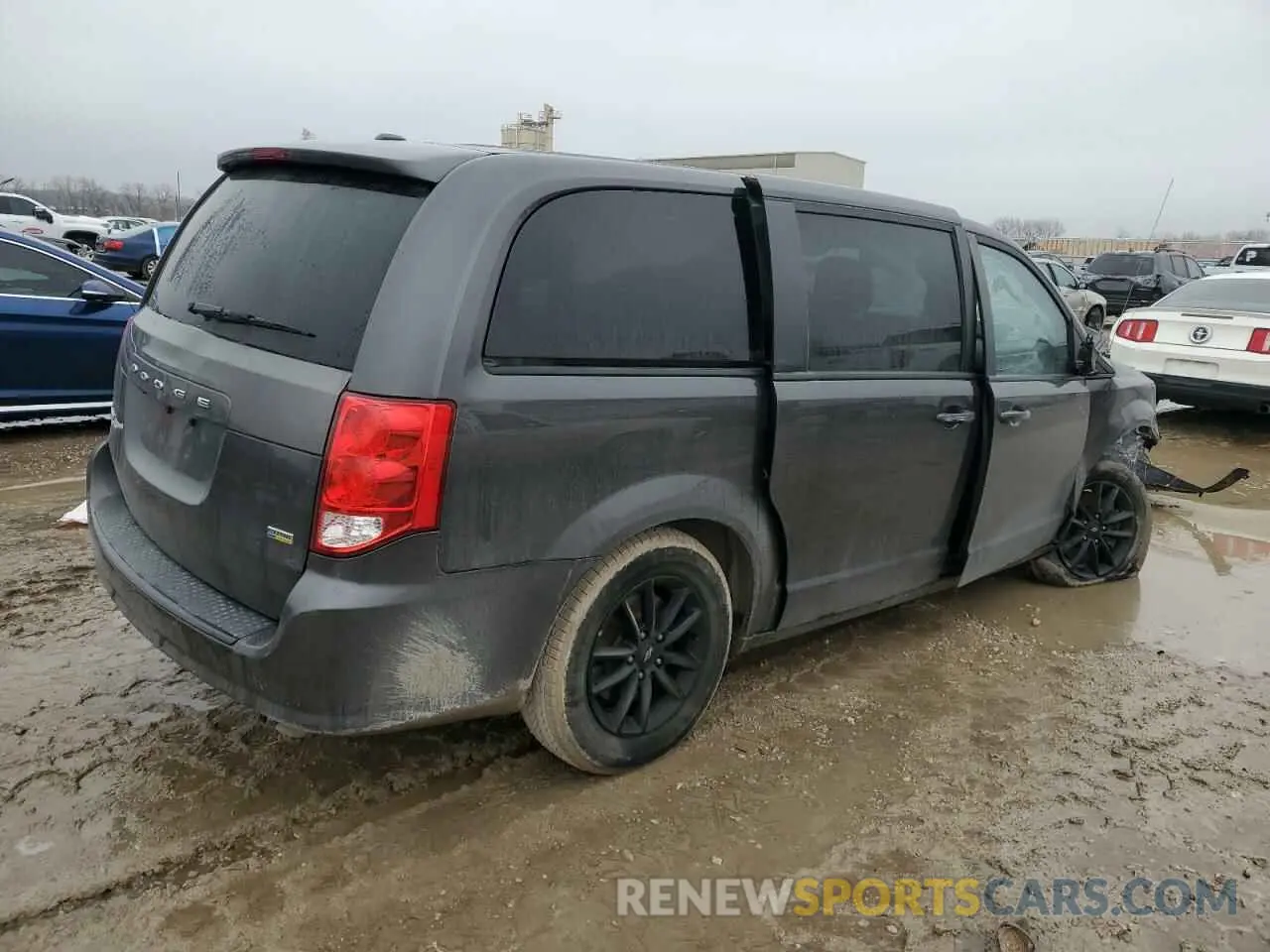 3 fotografías del automóvil dañado 2C4RDGBG2KR770370 DODGE CARAVAN 2019
