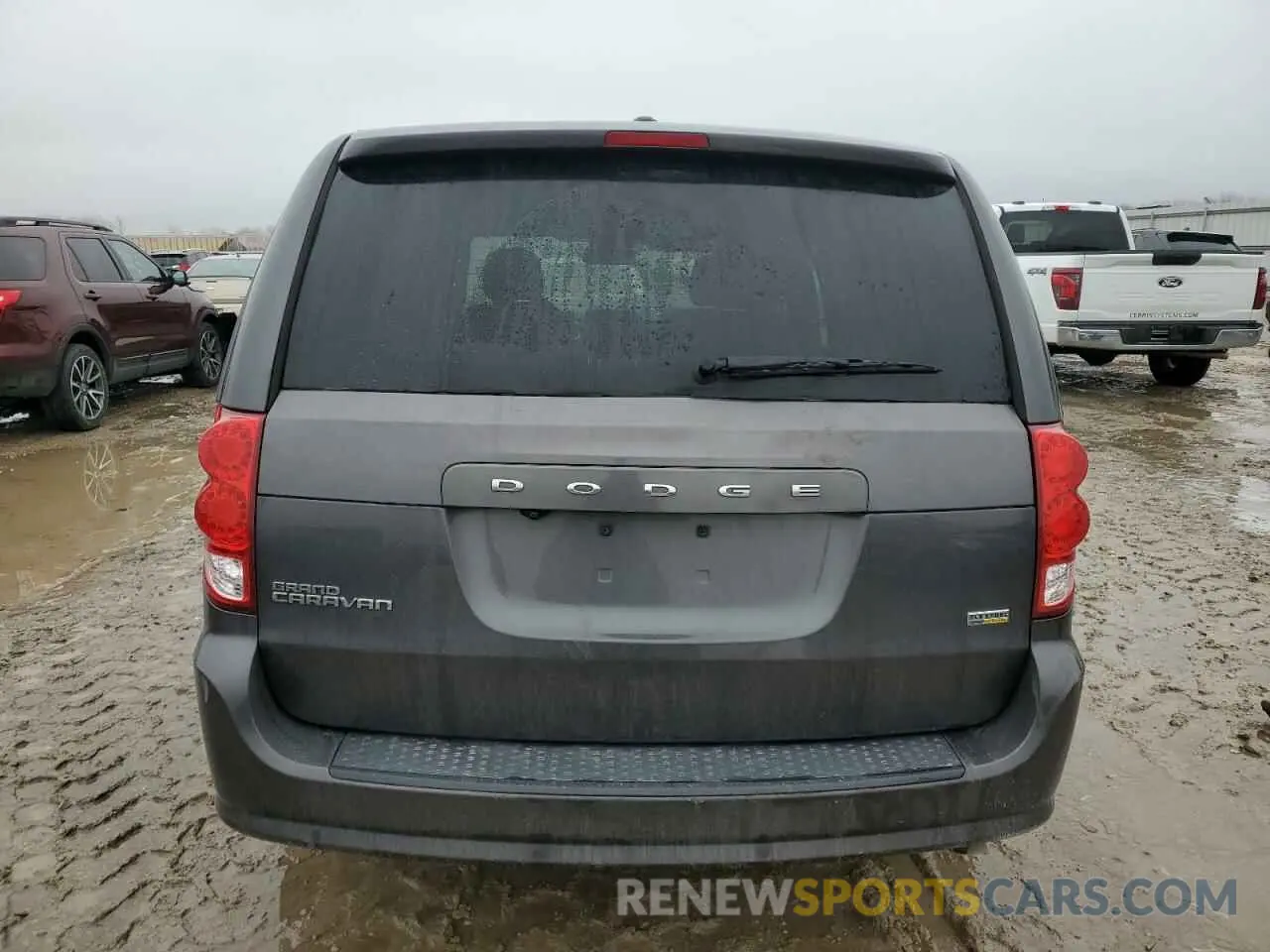 6 fotografías del automóvil dañado 2C4RDGBG2KR770370 DODGE CARAVAN 2019