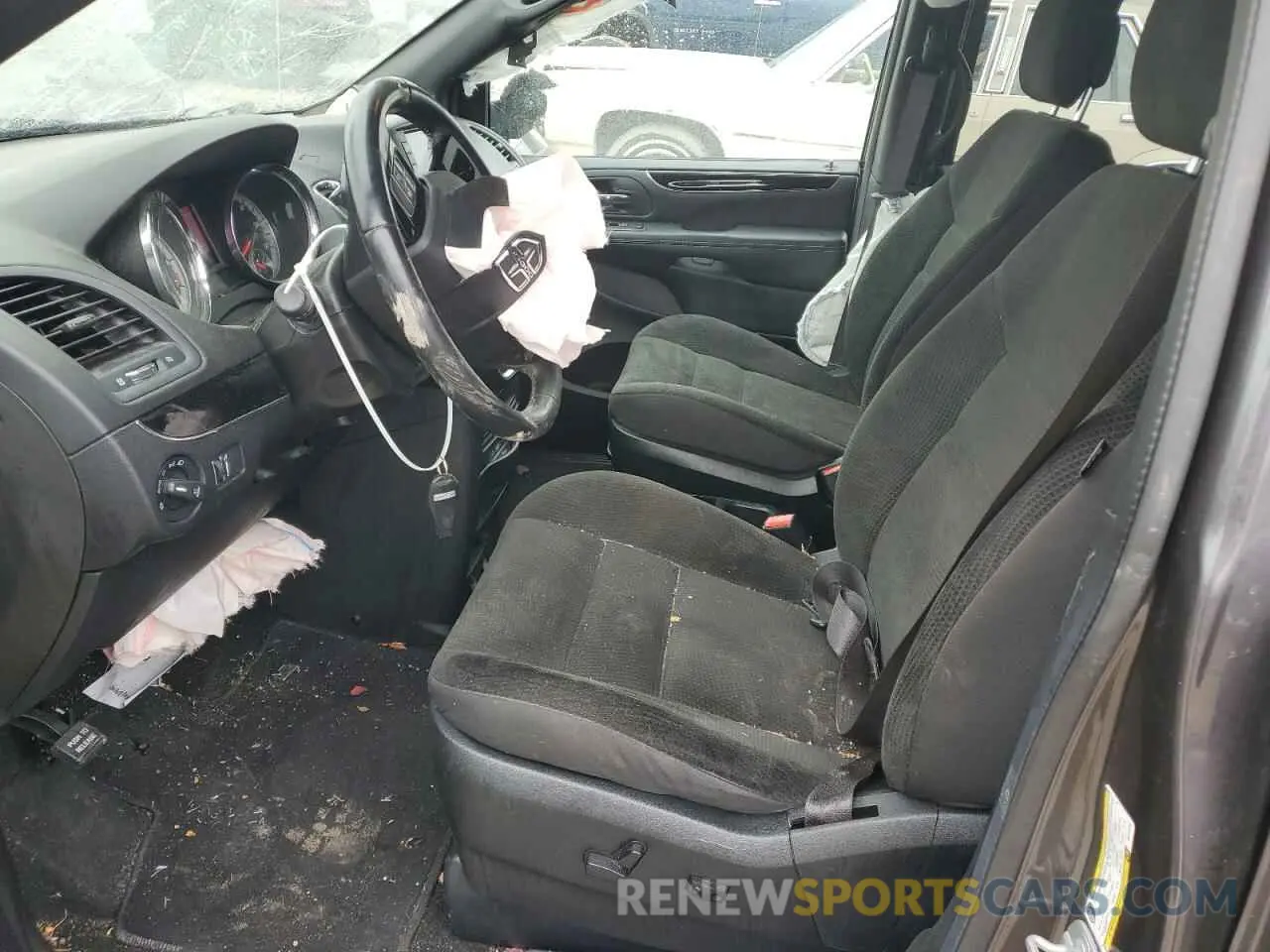7 fotografías del automóvil dañado 2C4RDGBG2KR770370 DODGE CARAVAN 2019