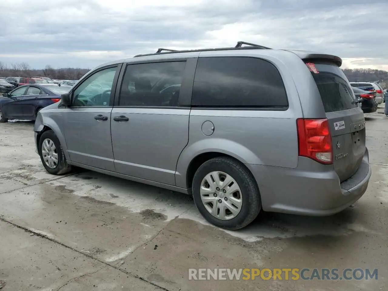 2 fotografías del automóvil dañado 2C4RDGBG2KR777707 DODGE CARAVAN 2019