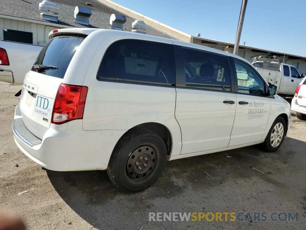 3 fotografías del automóvil dañado 2C4RDGBG2KR794670 DODGE CARAVAN 2019