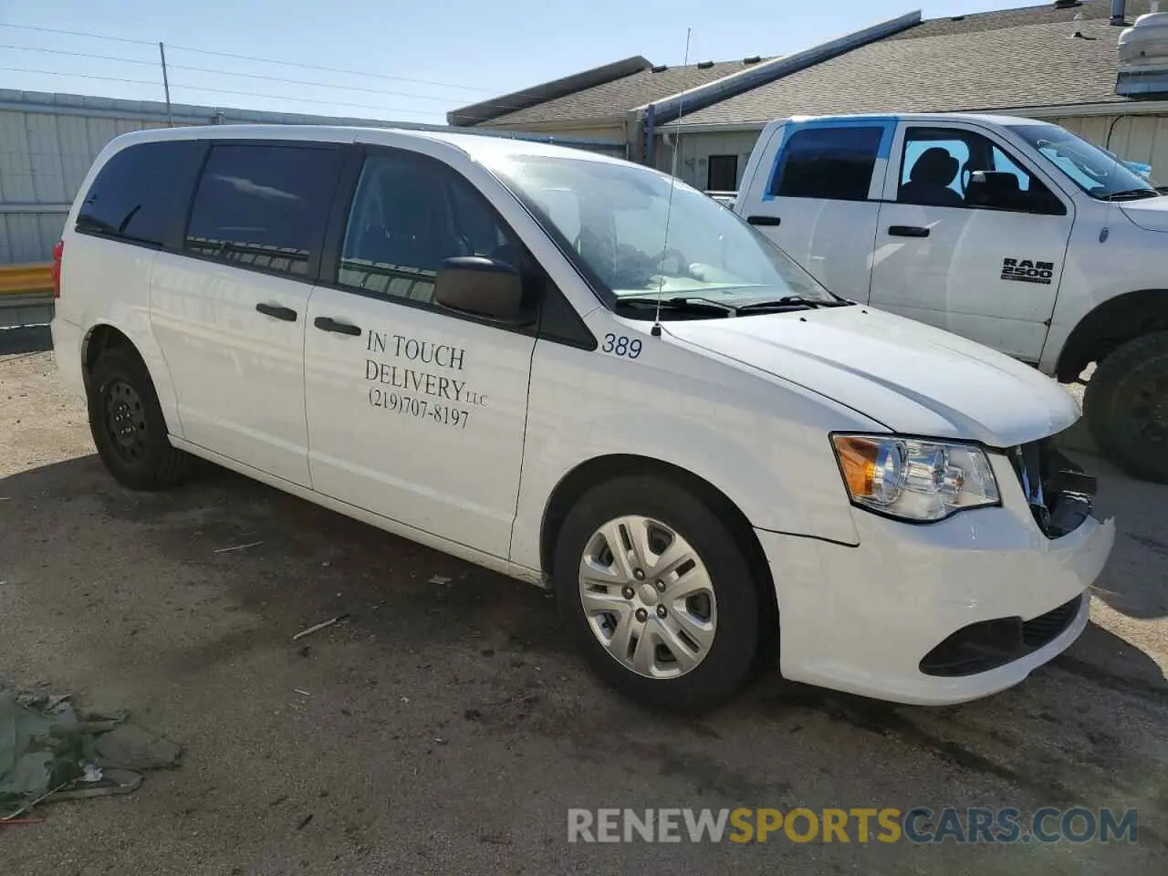 4 fotografías del automóvil dañado 2C4RDGBG2KR794670 DODGE CARAVAN 2019